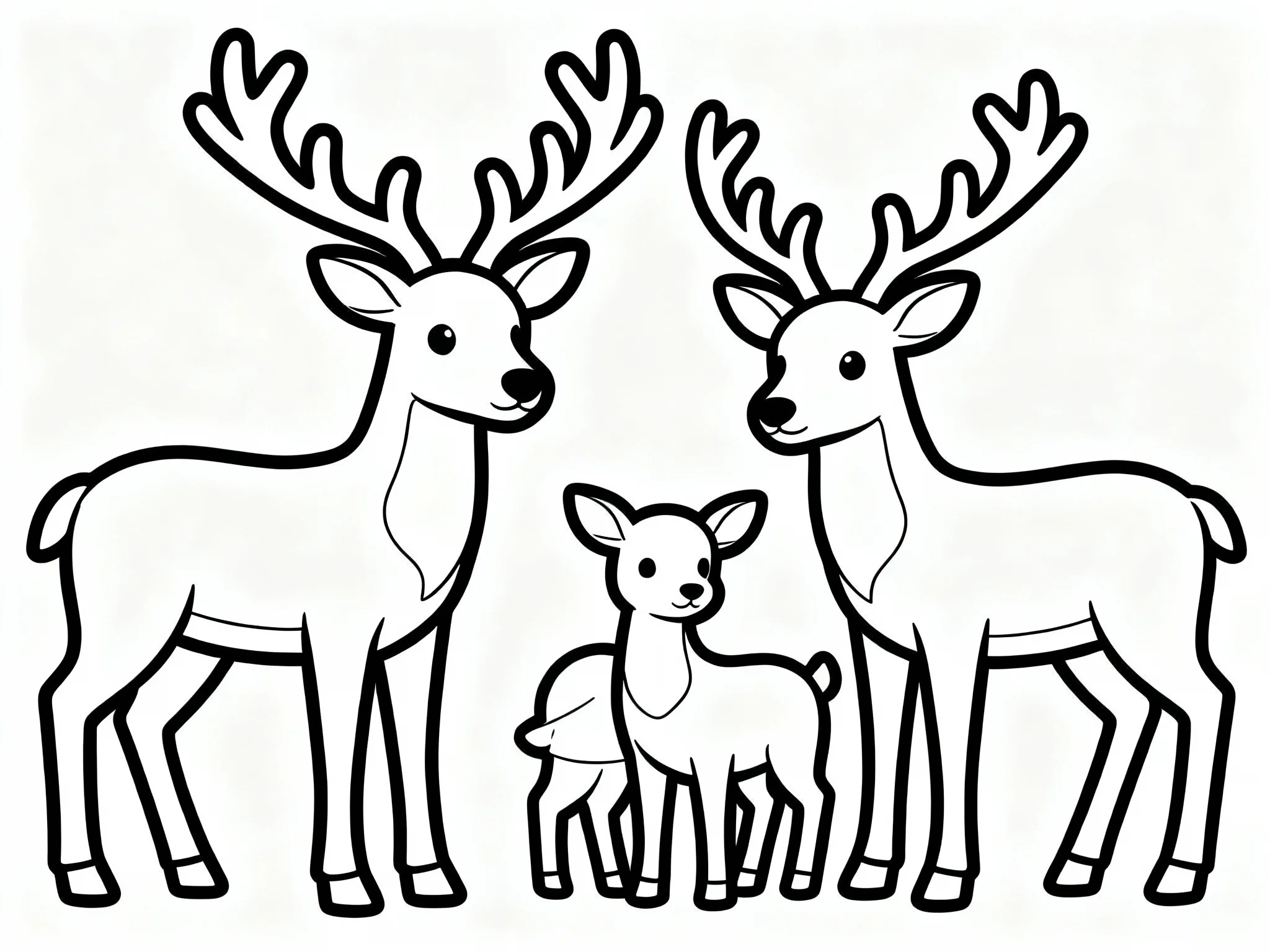 Reindeer Family
