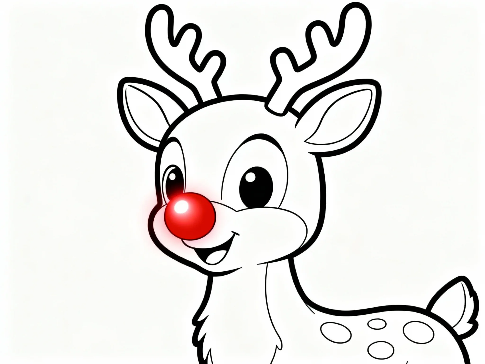 Reindeer with Red Nose