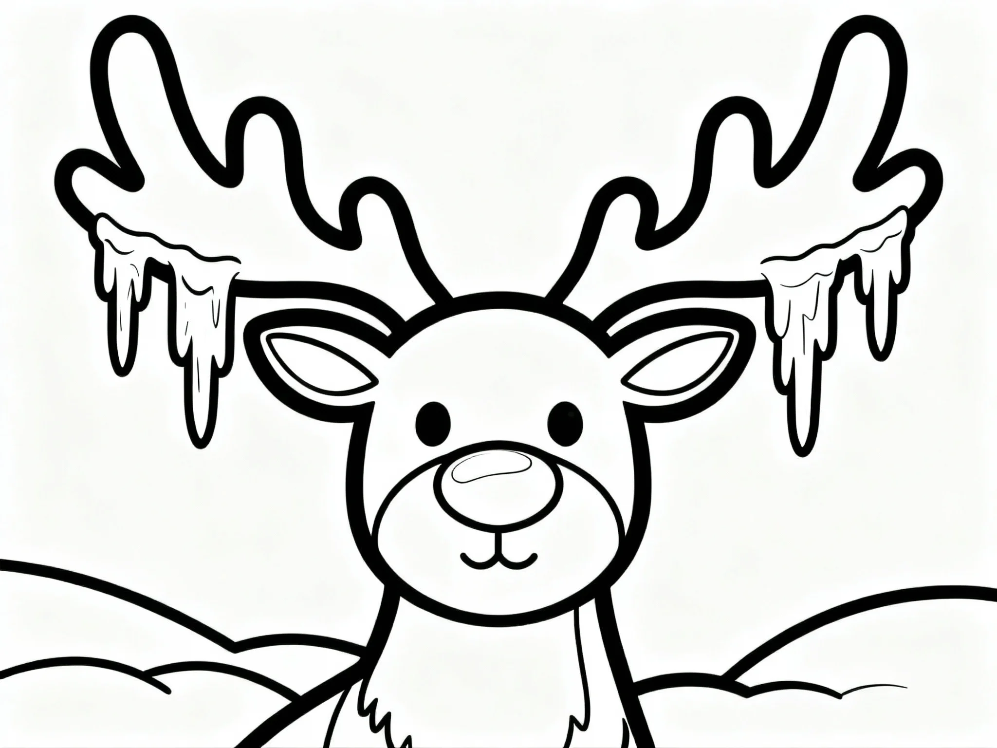 Reindeer with Icicles