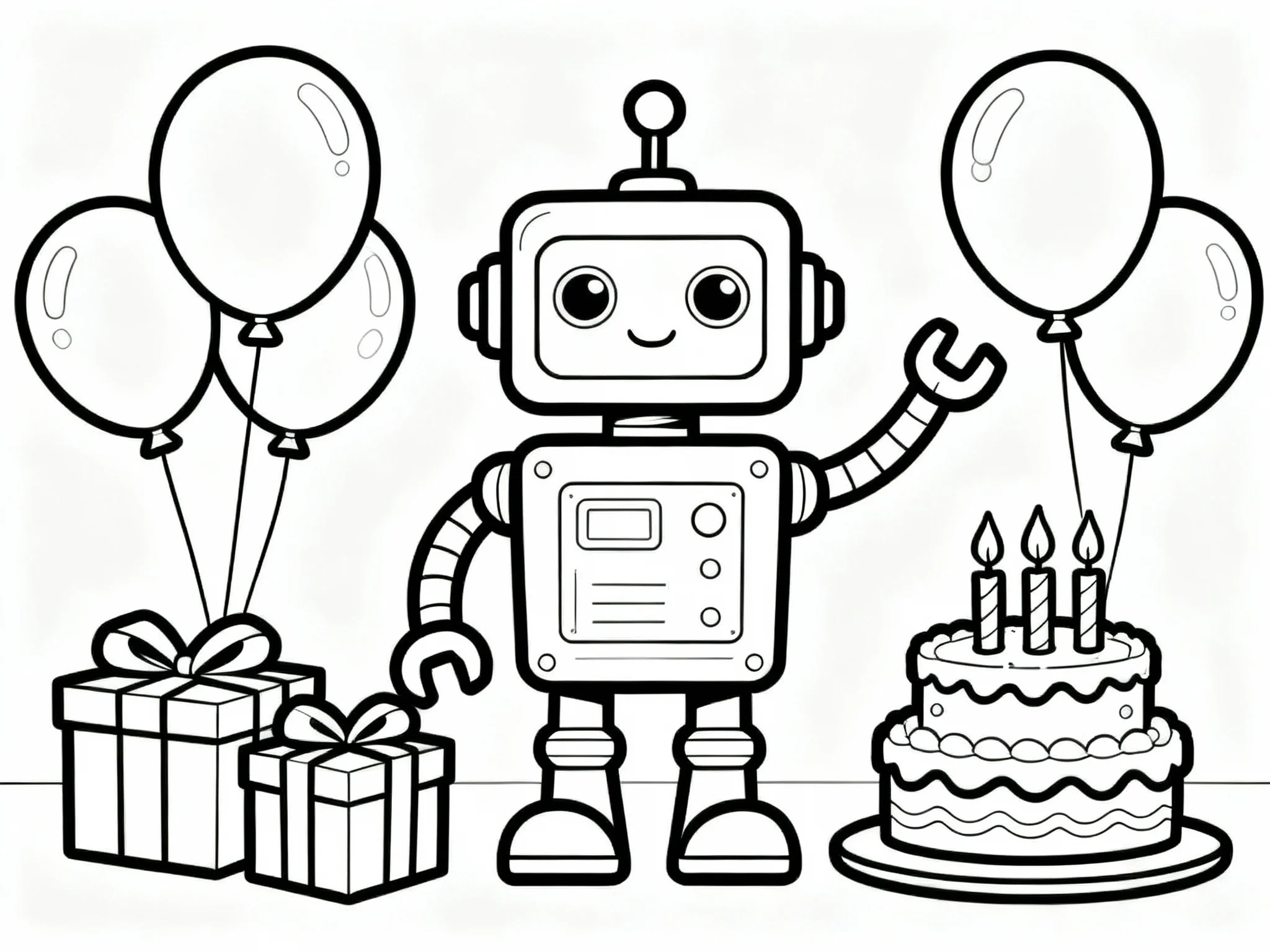 Robot Birthday Party