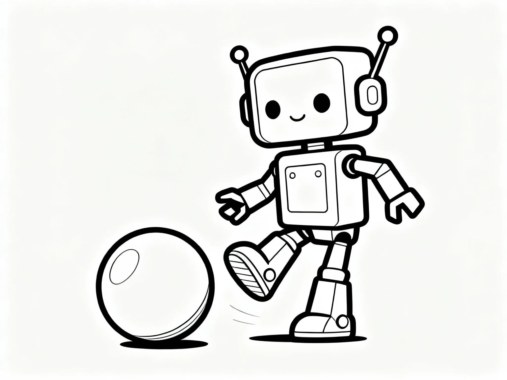 Robot Playing Ball