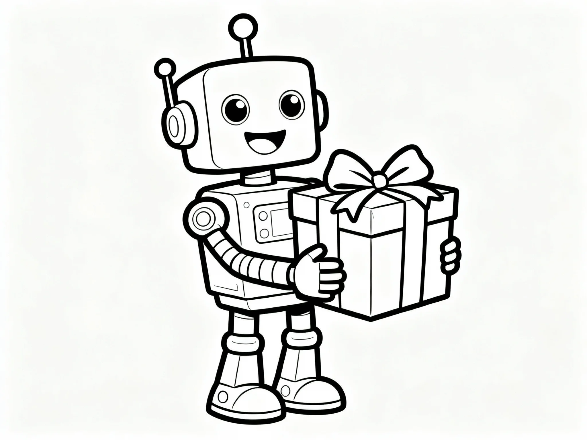 Robot with Gift