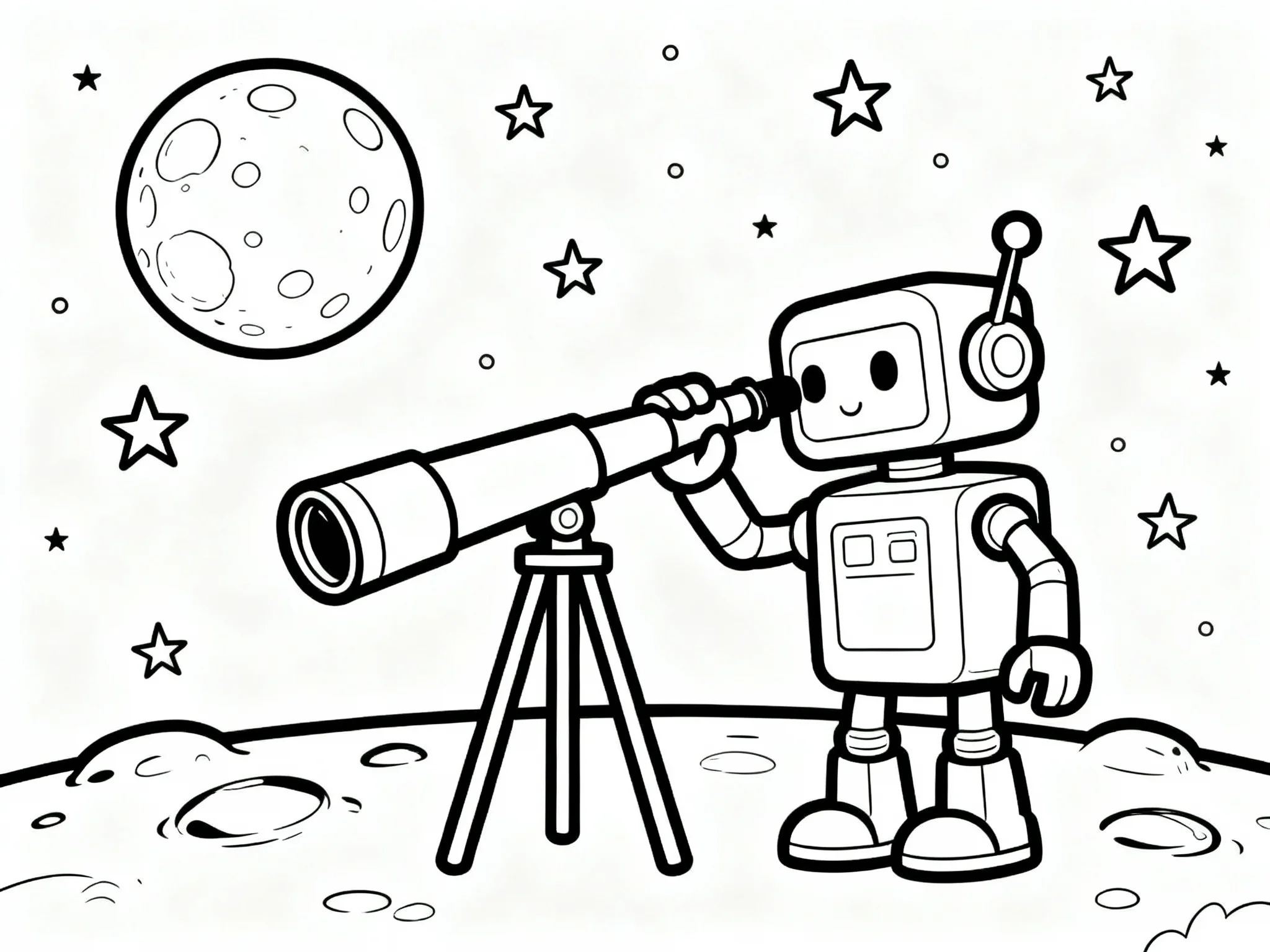 Robot with Telescope