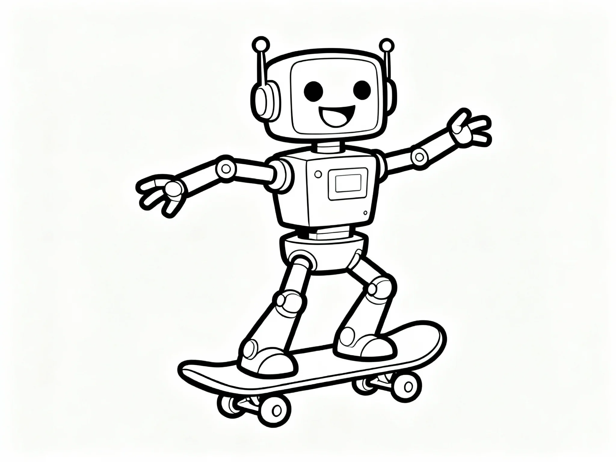 Robot on a Skateboard