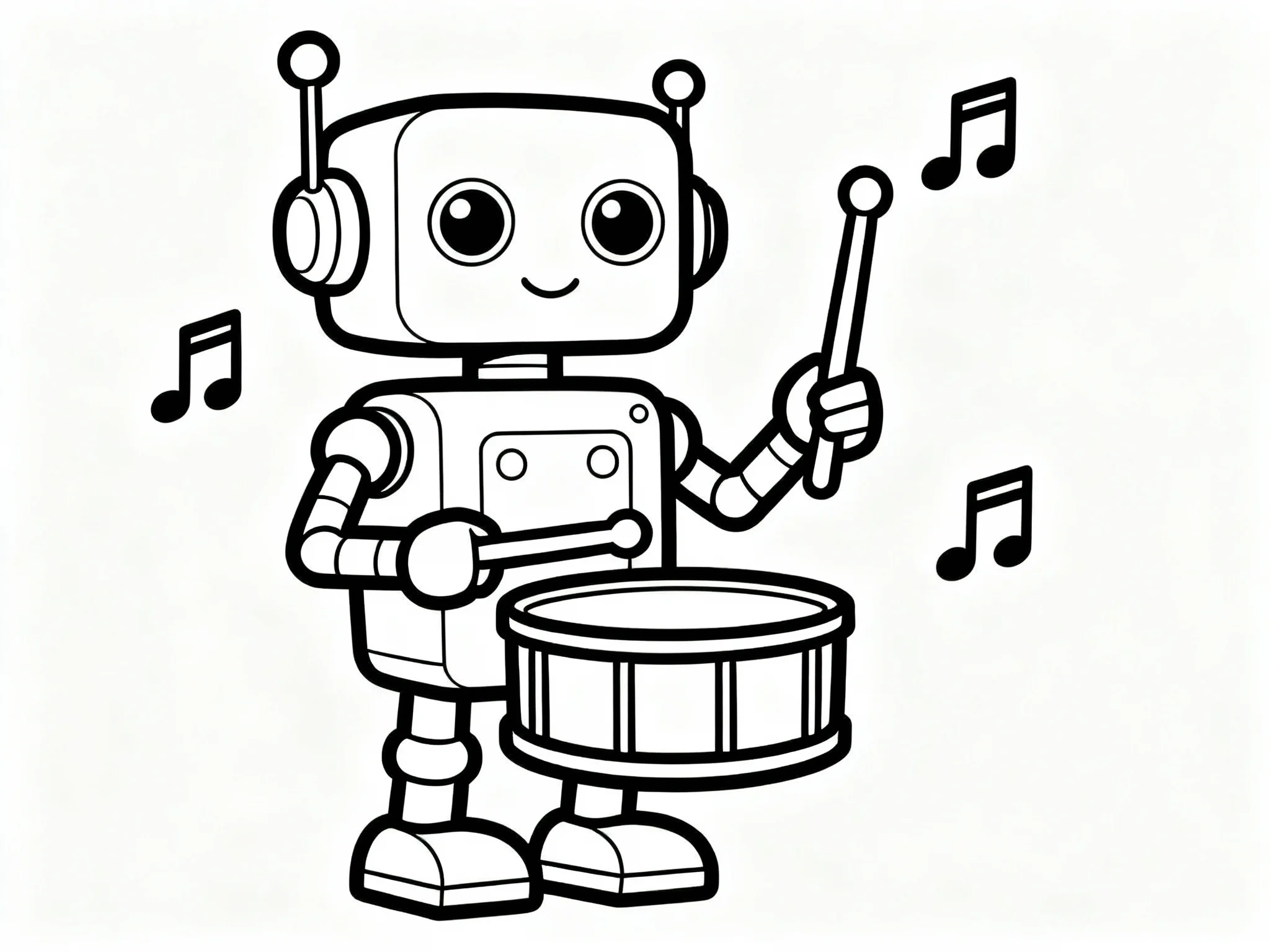 Robot with Drum