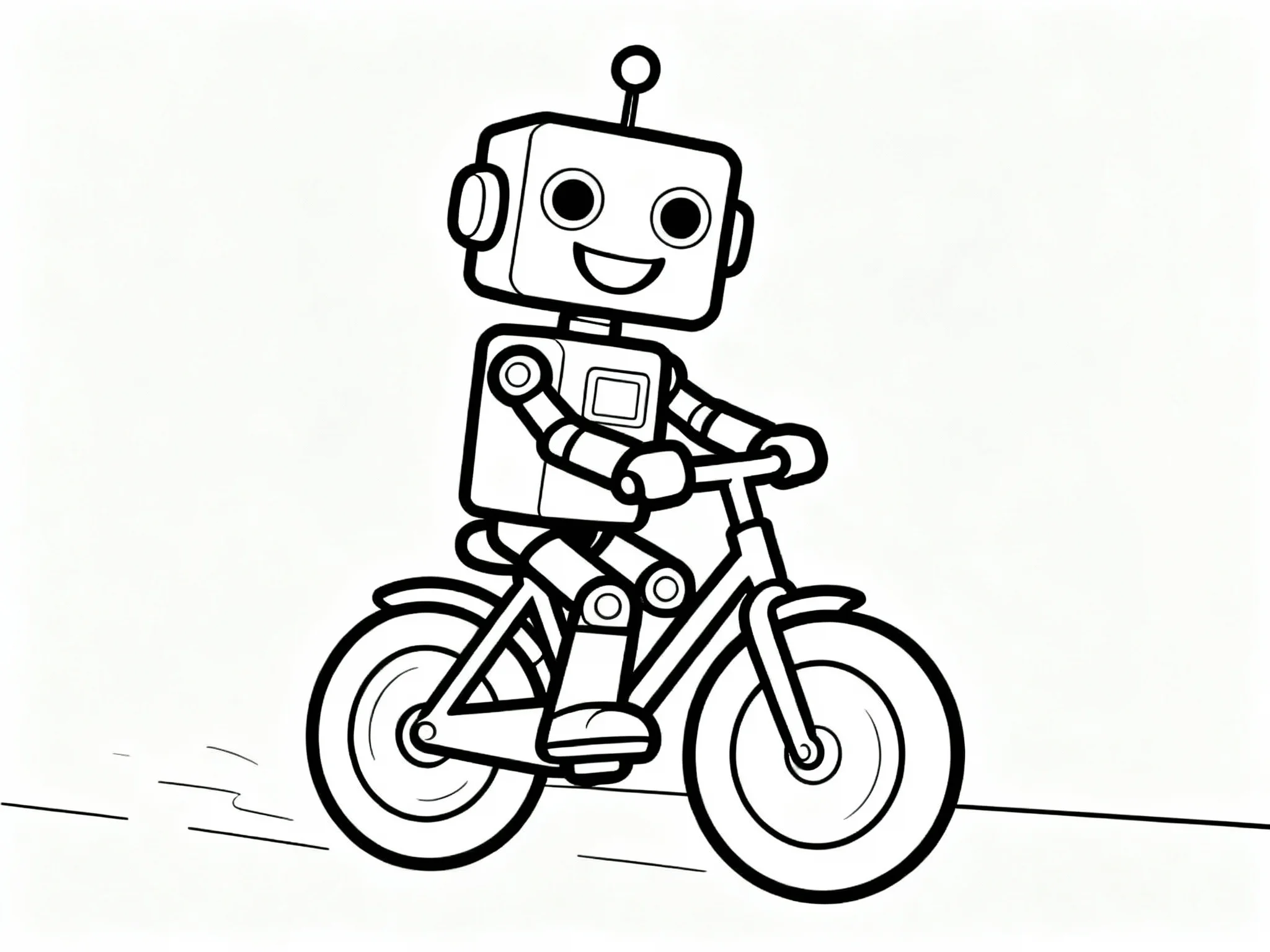 Robot on a Bicycle
