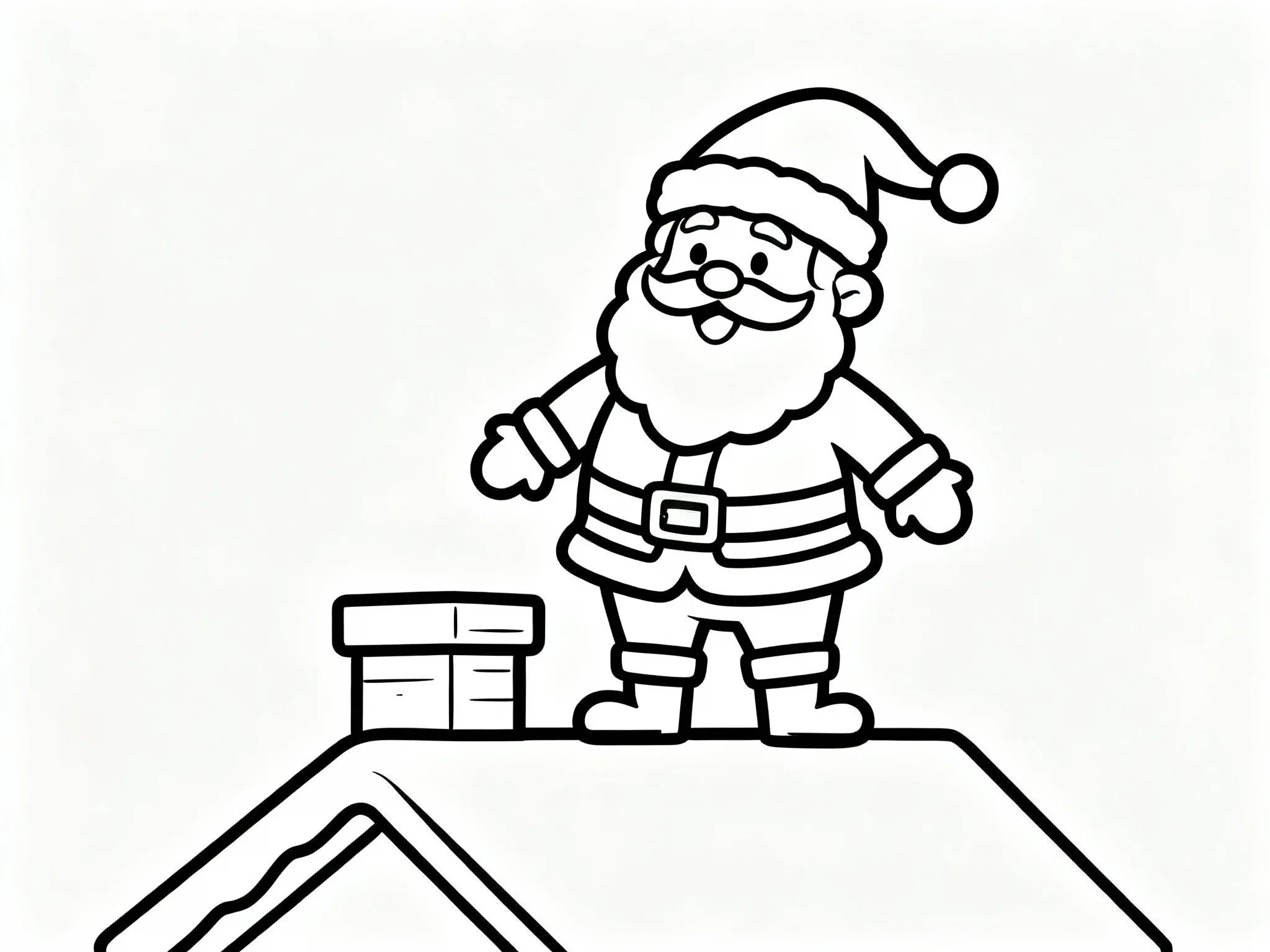 Santa on Rooftop