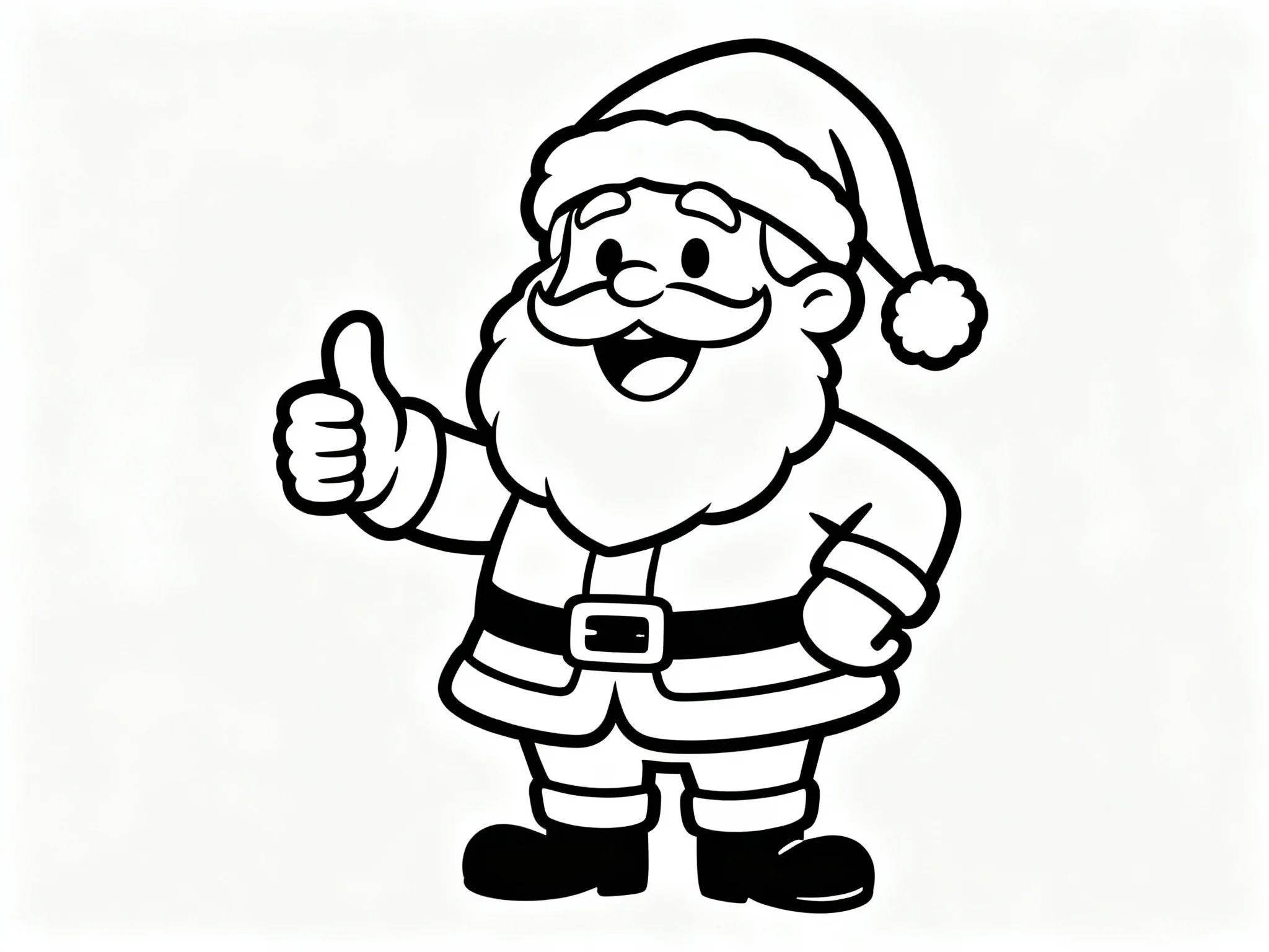 Santa Thumbs Up