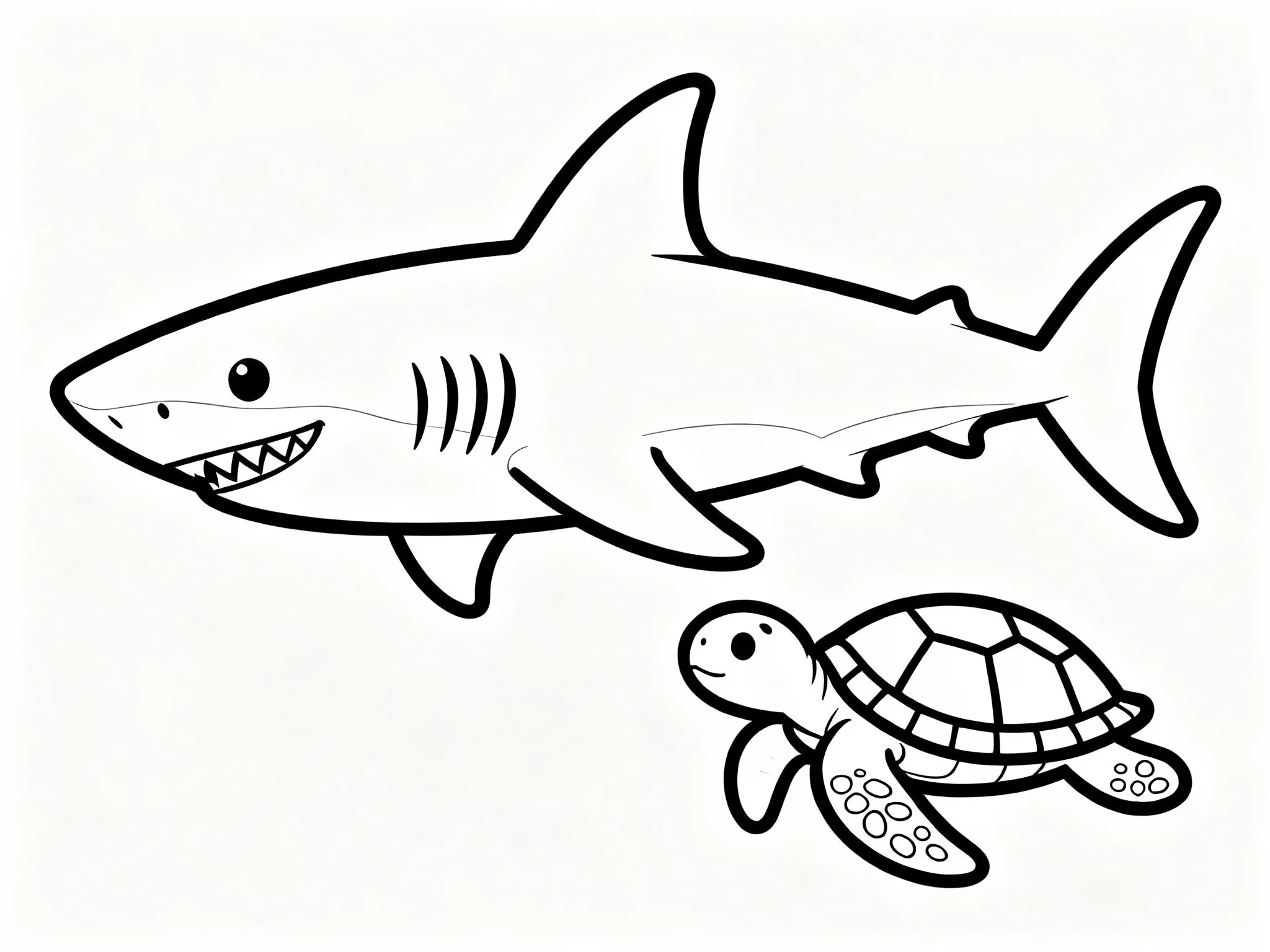 Shark and Turtle Friends