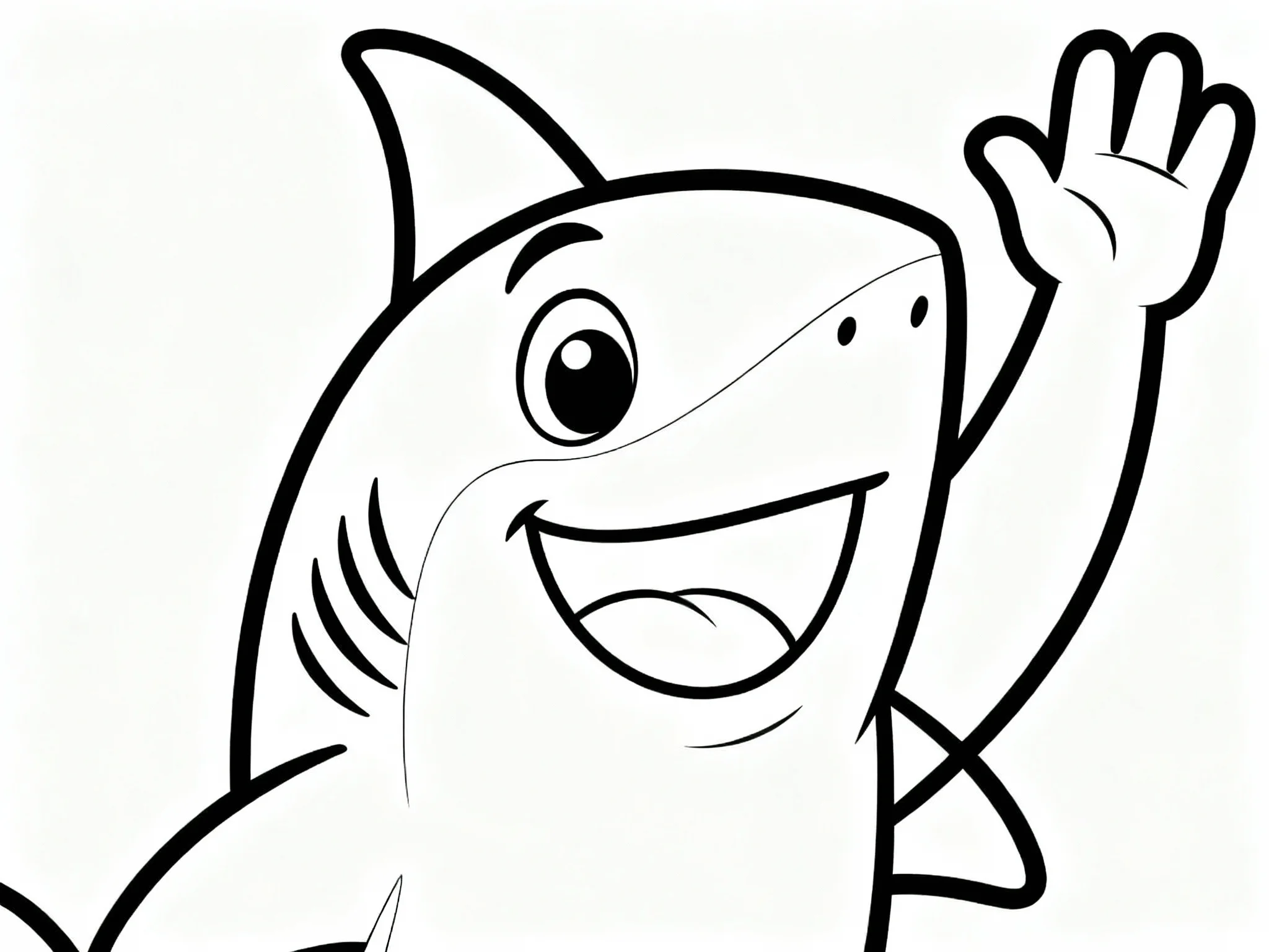 Shark Waving Hello