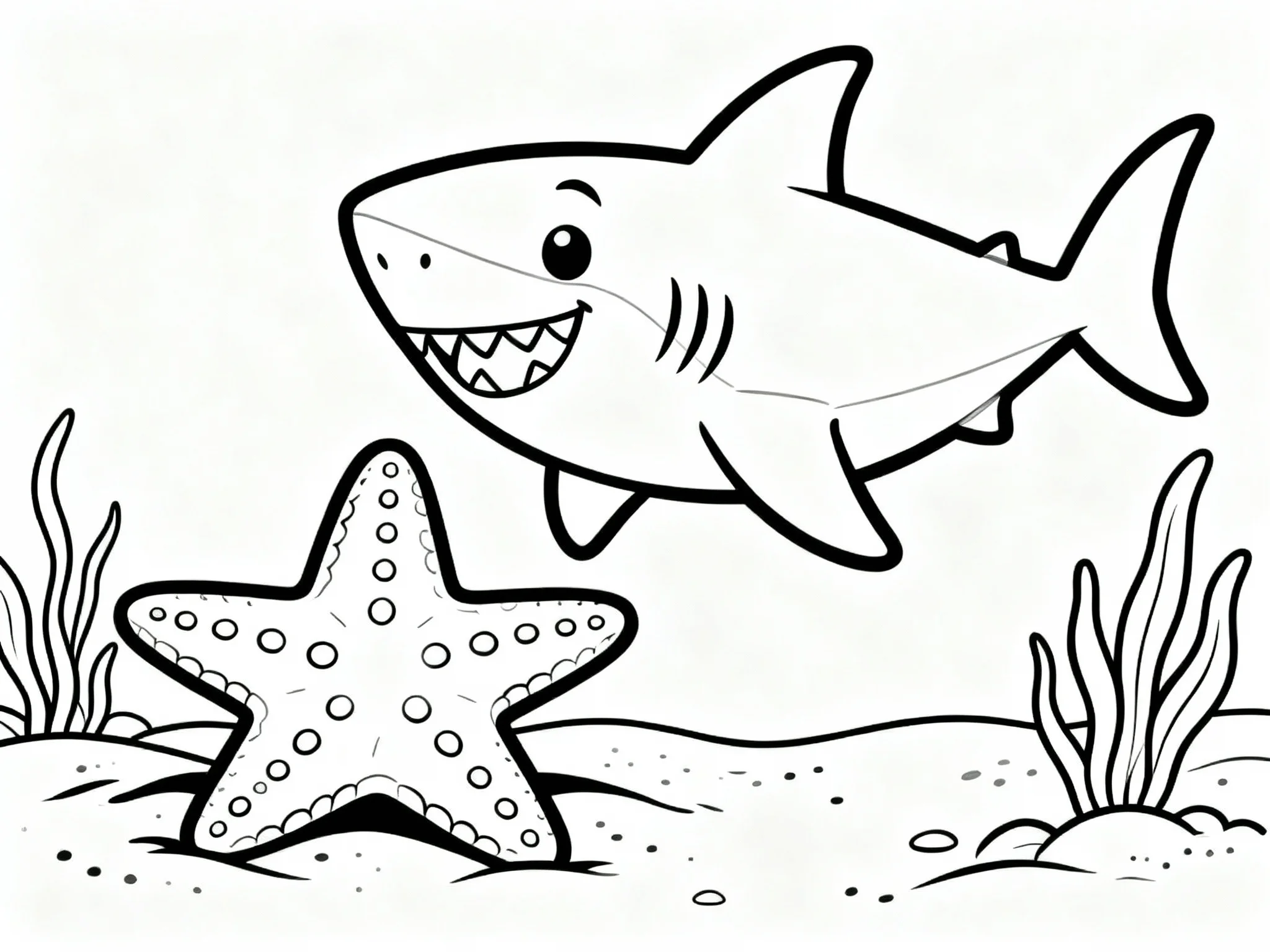Shark with Starfish