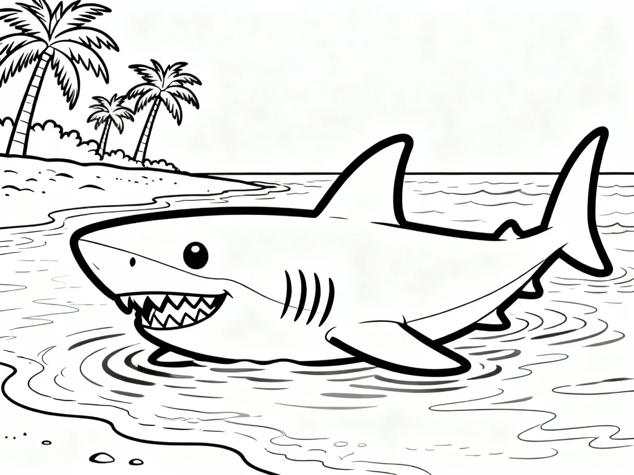 Shark at Beach
