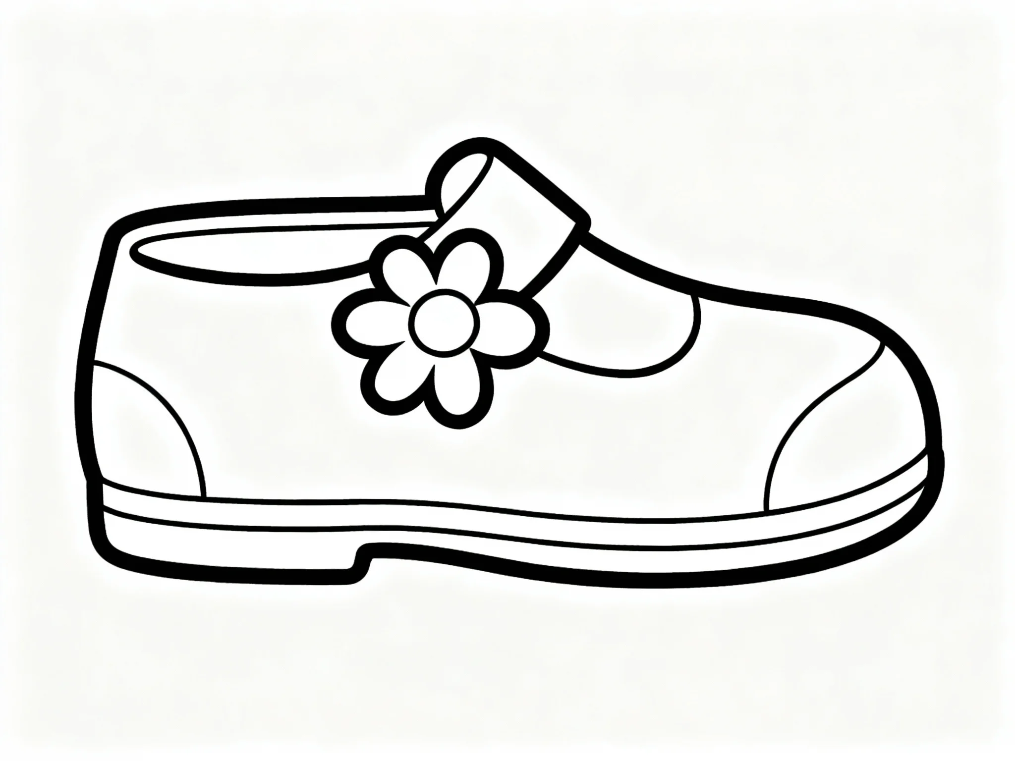 Shoe with Flower