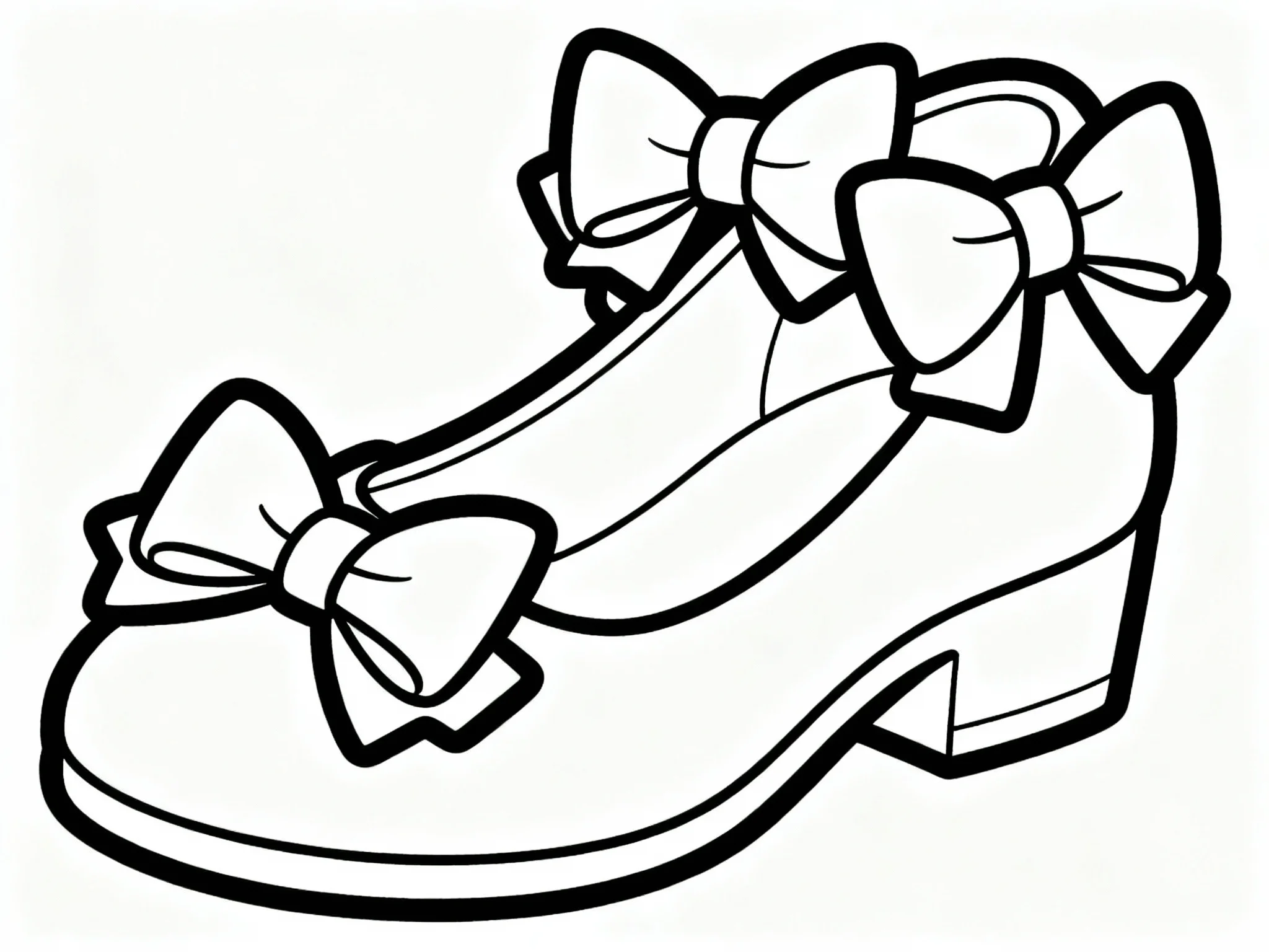 Shoe with Bows