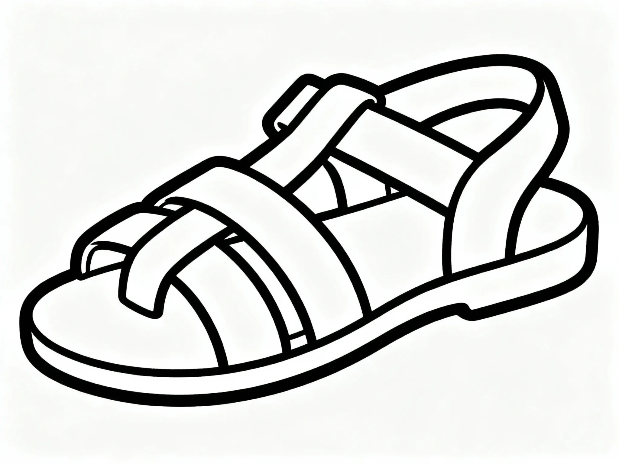 Sandal with Straps