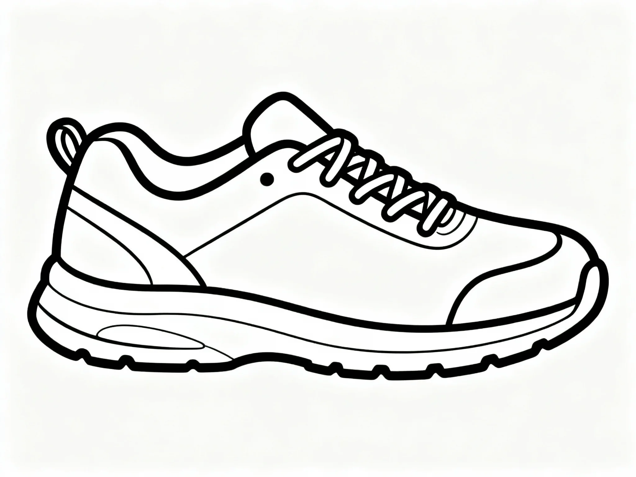 Athletic Shoe Side View
