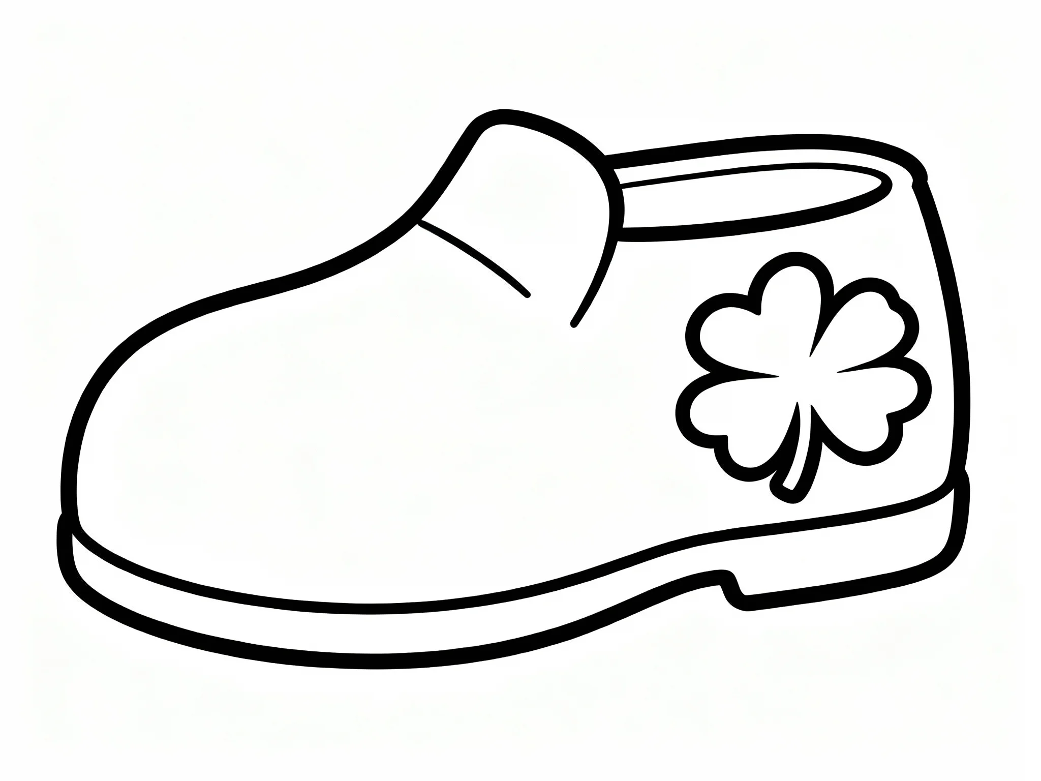 Shoe with Trefoil