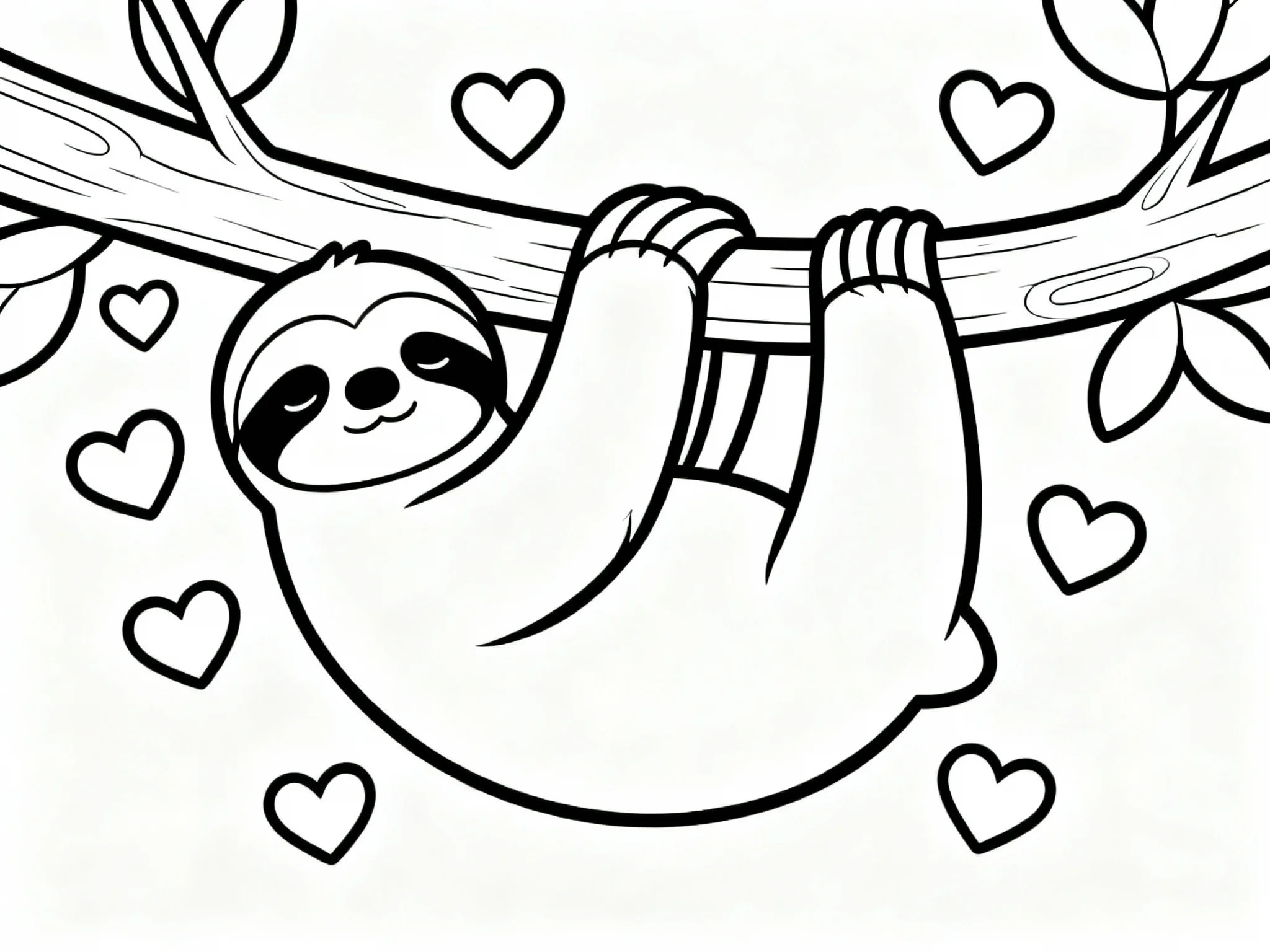Sloth with Heart