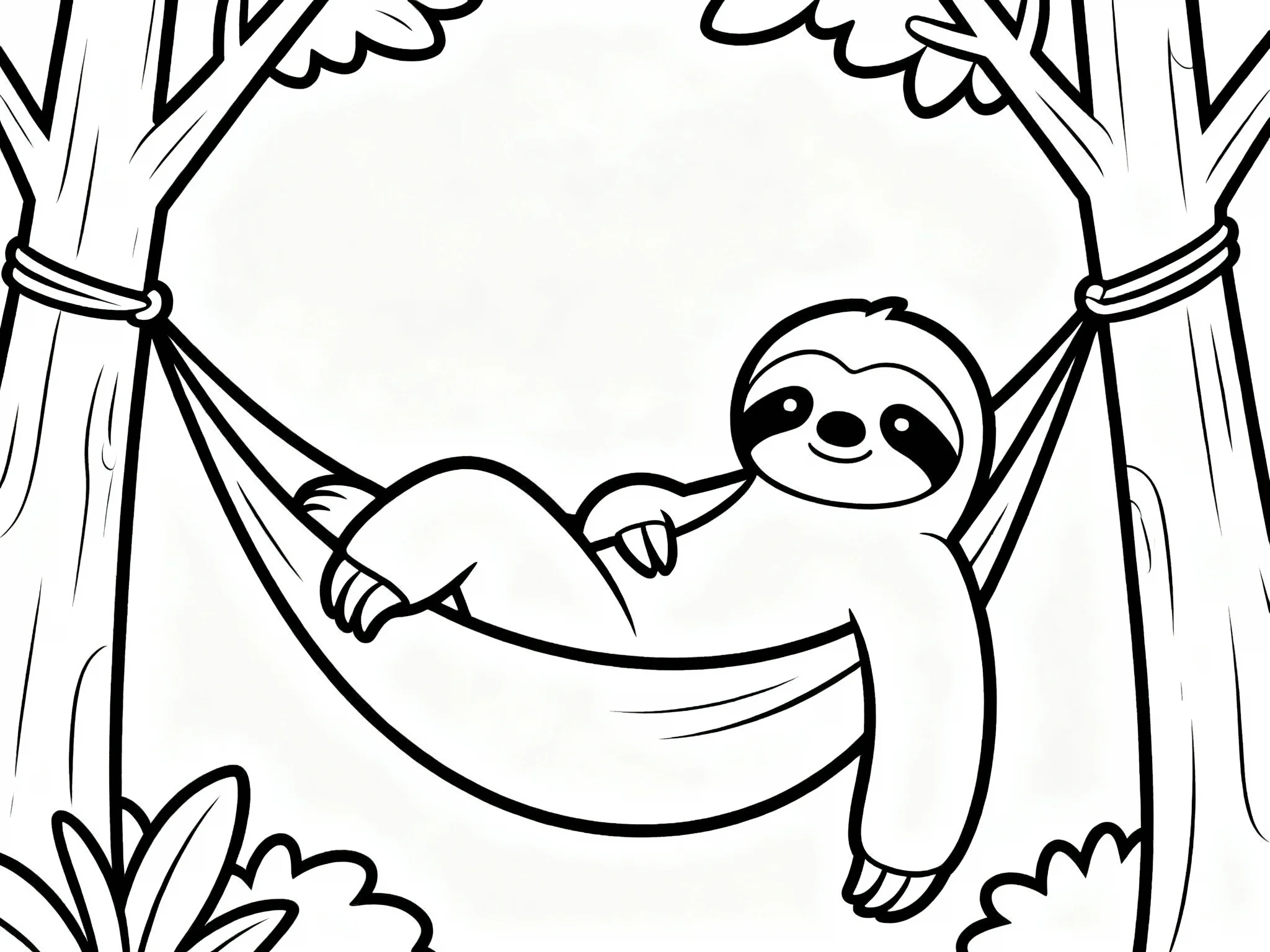 Sloth in Hammock