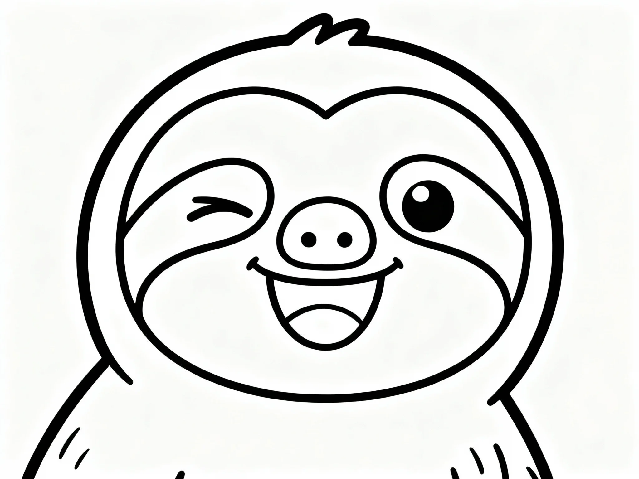 Sloth Winking