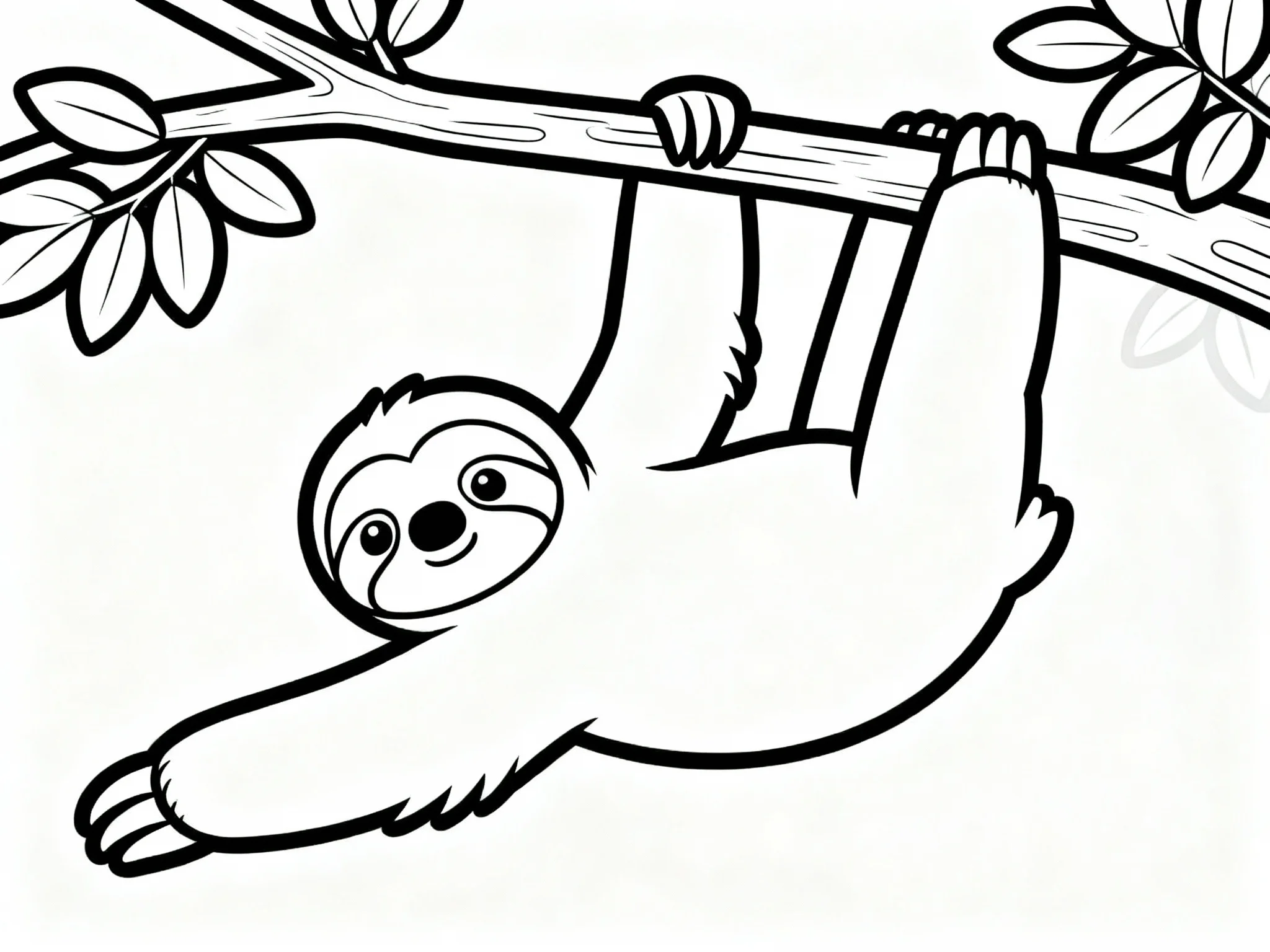 Sloth Stretching