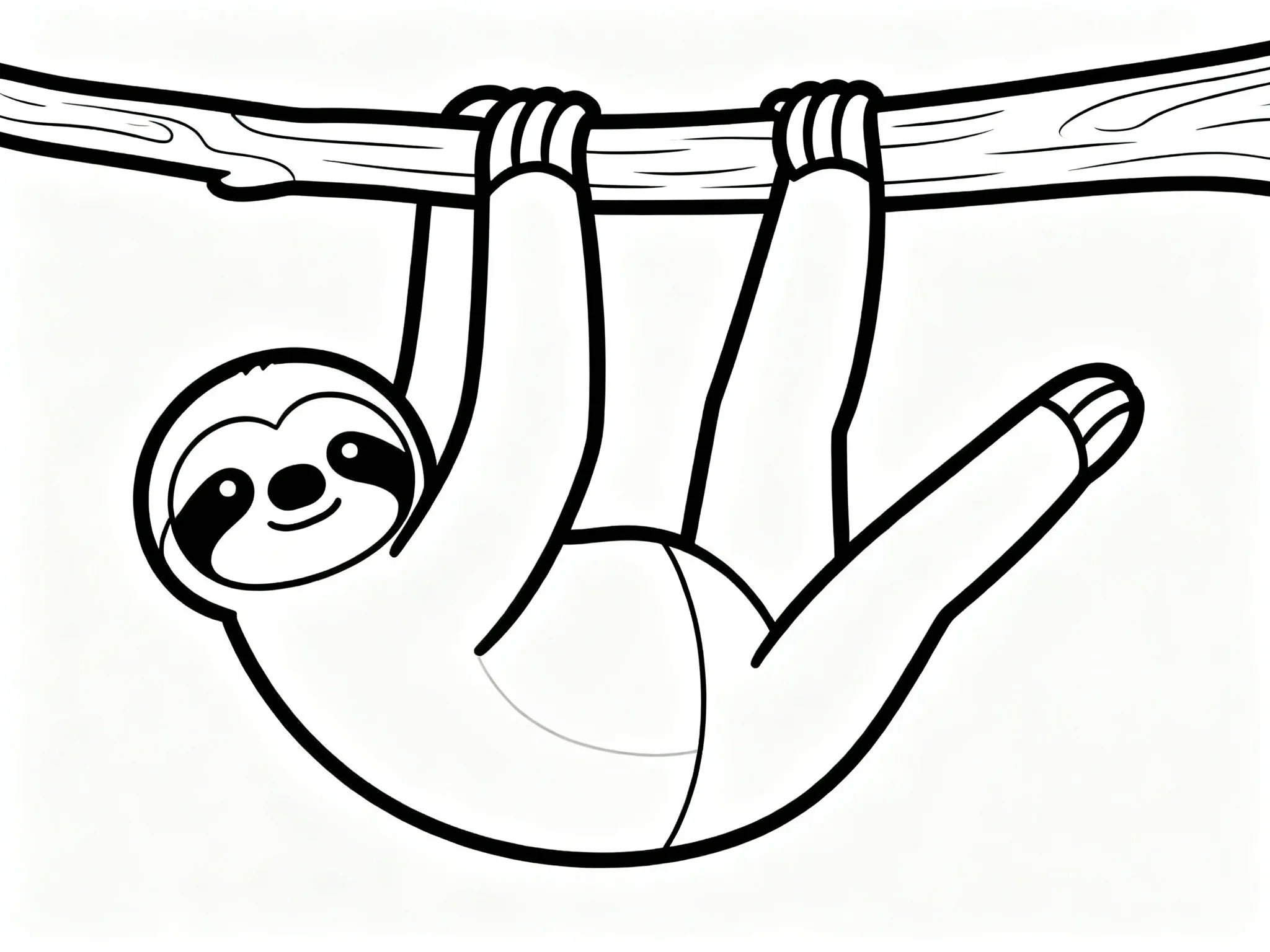 Sloth Doing Yoga