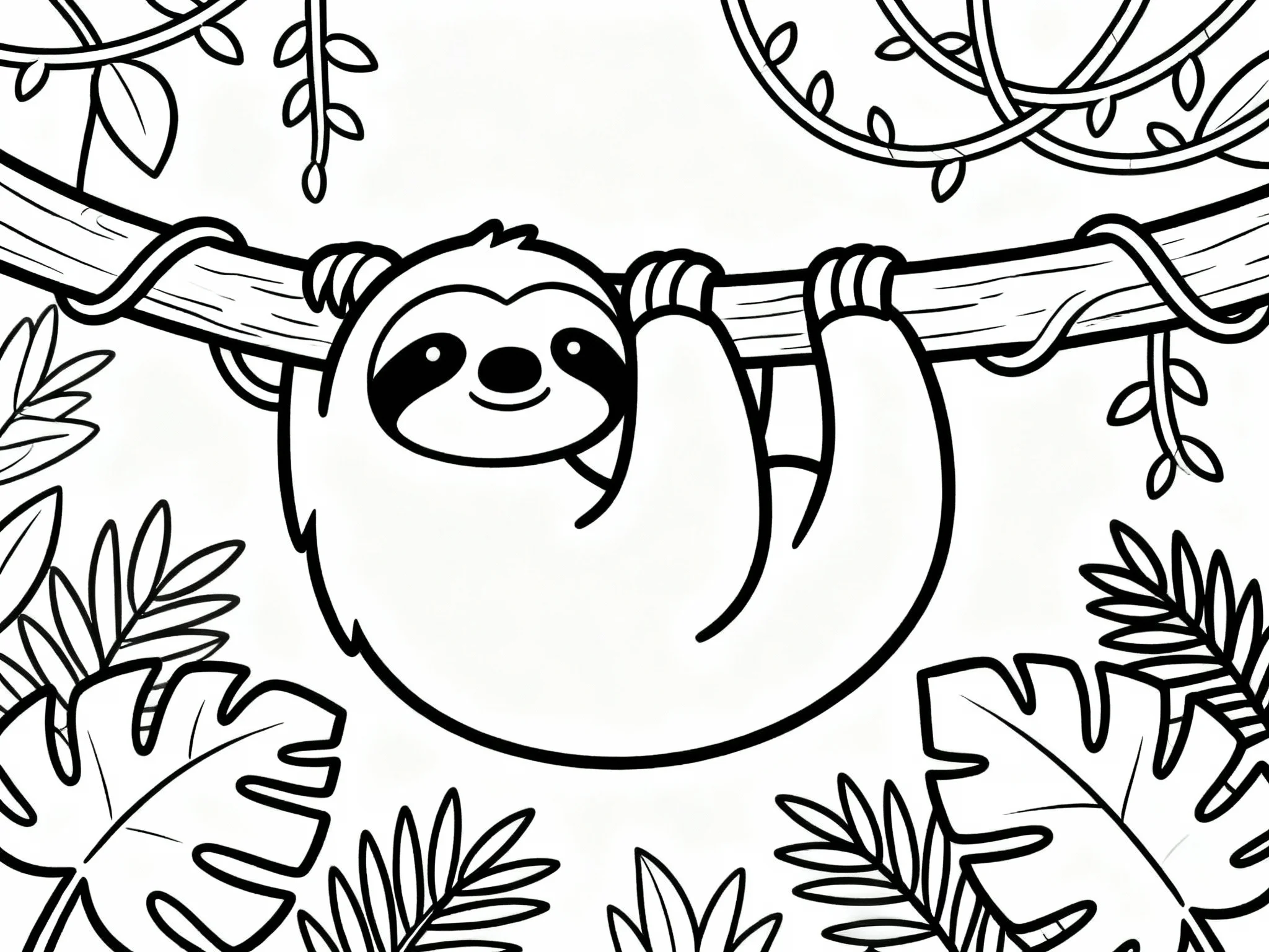 Sloth in Jungle Adventure