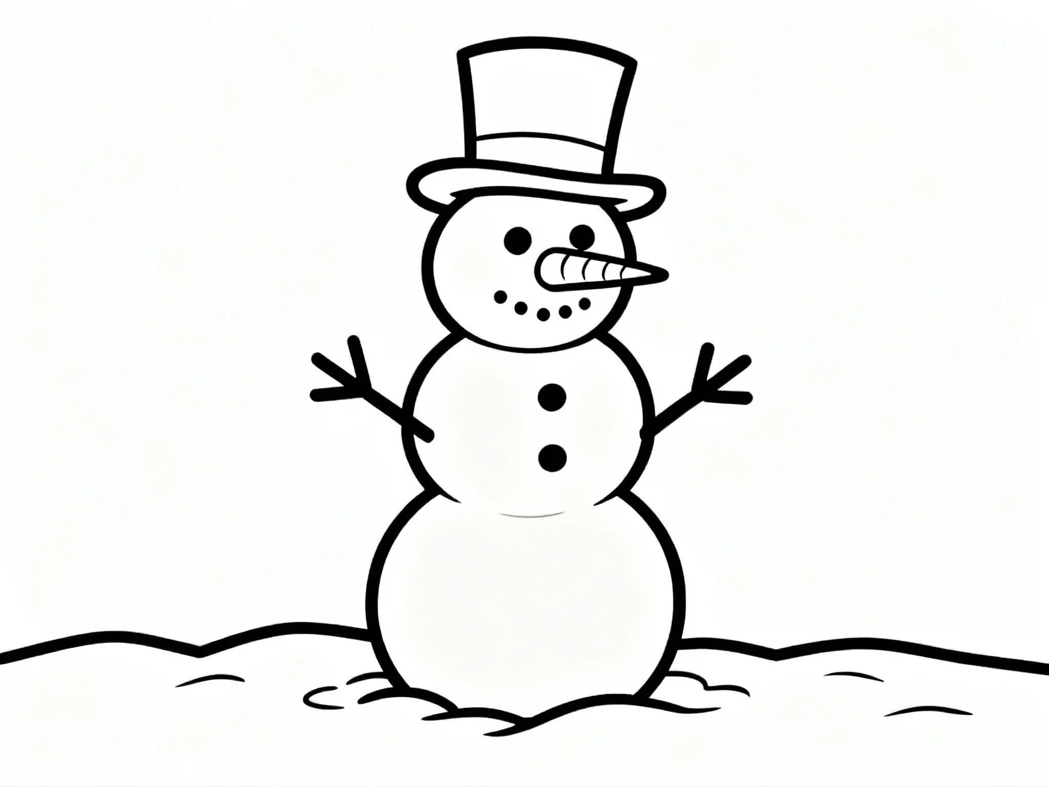 Classic Snowman