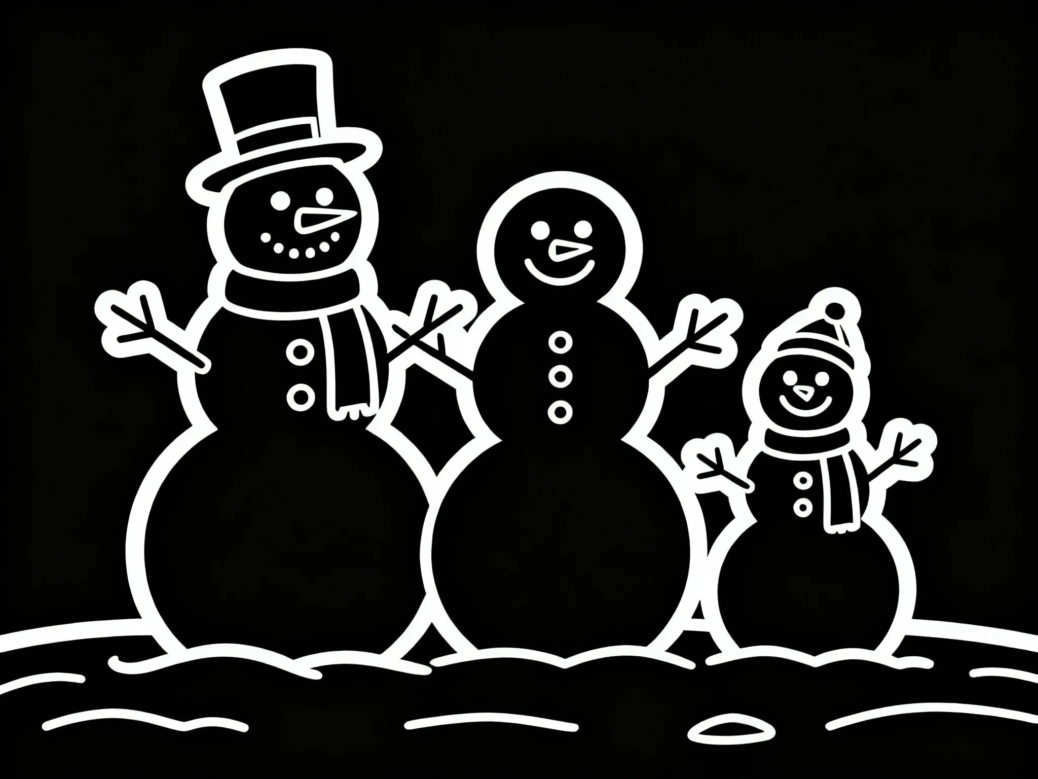 Snowman Family