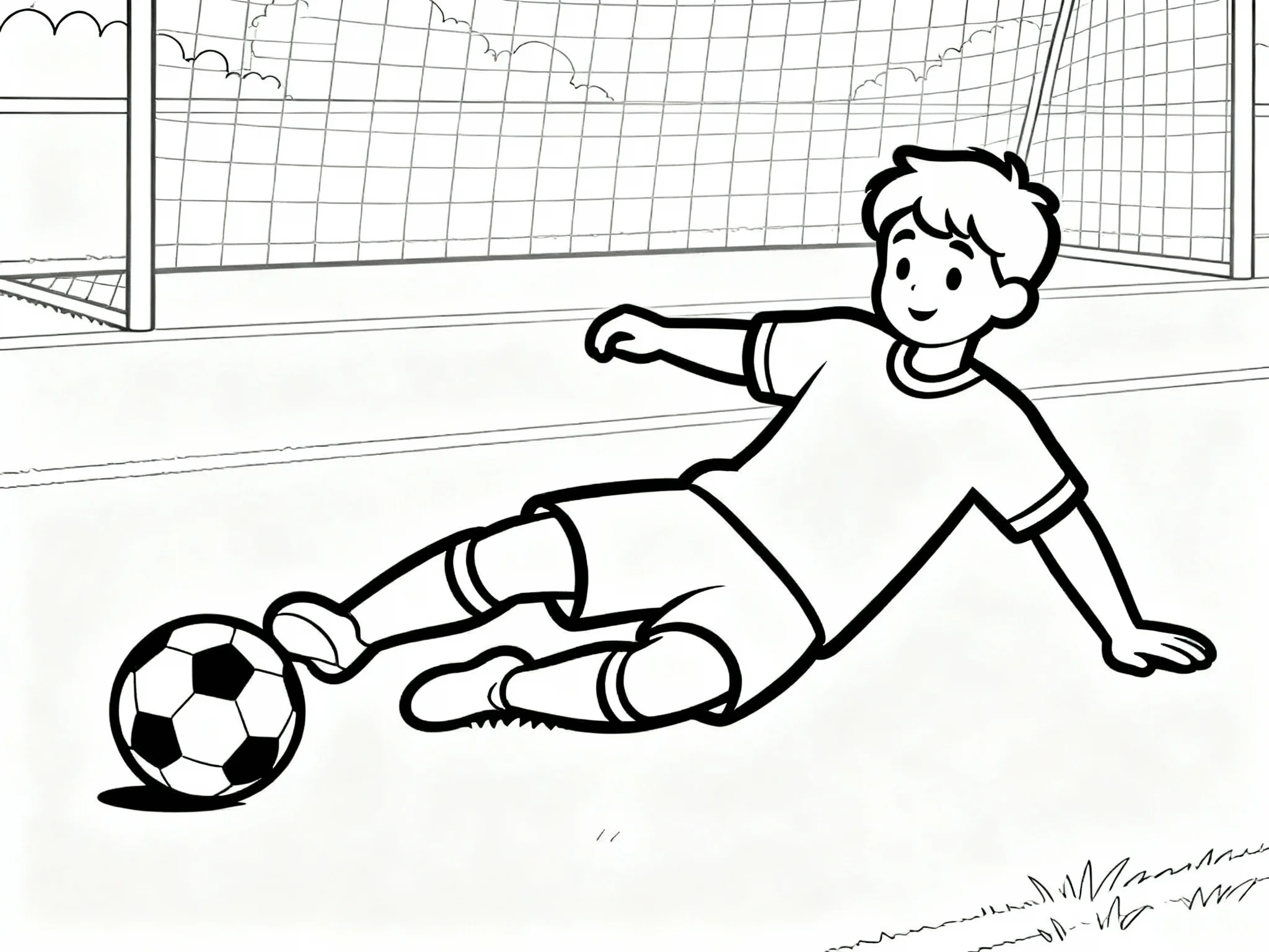 Player Sliding for the Ball