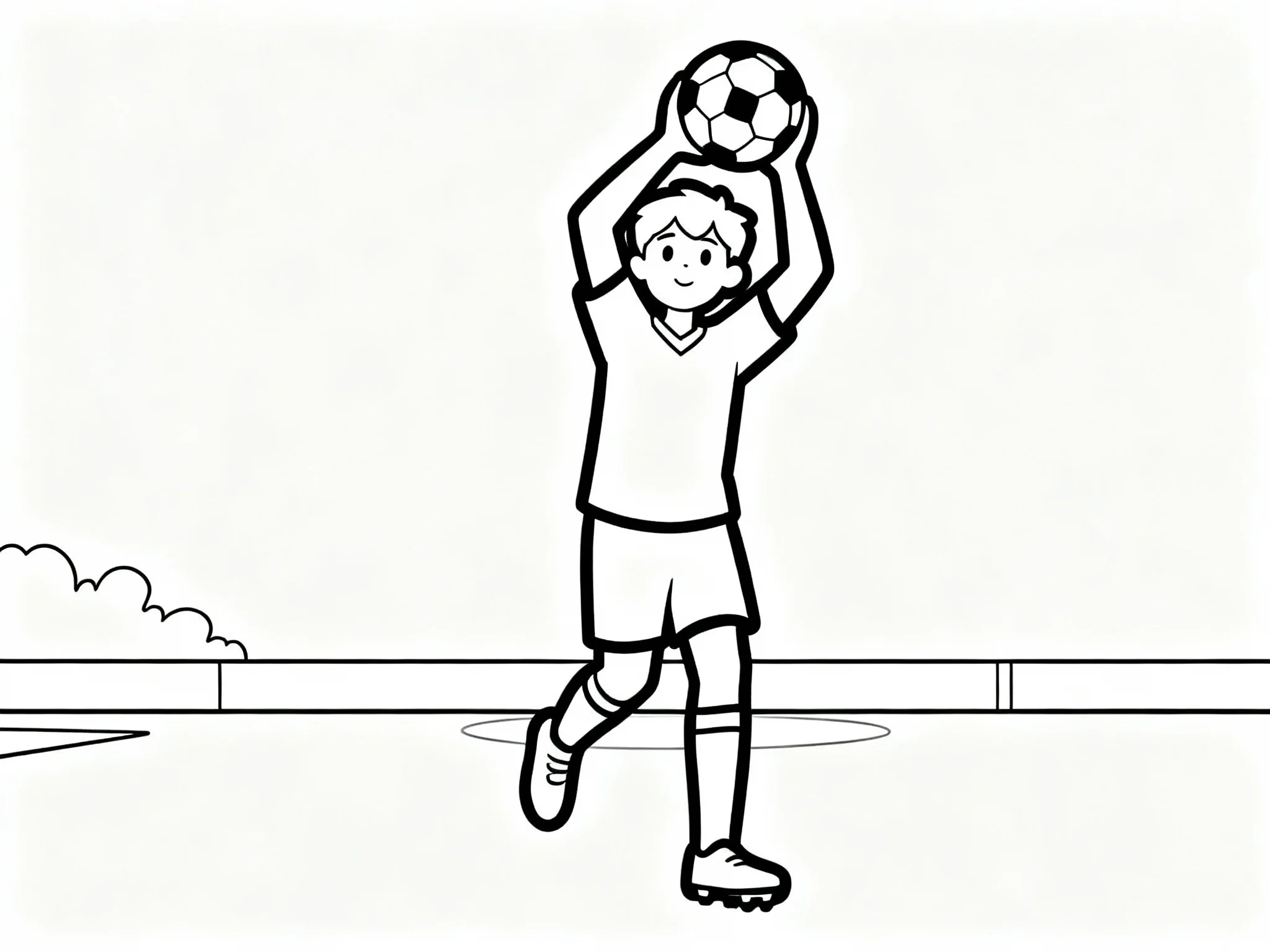 Player Throwing Ball In