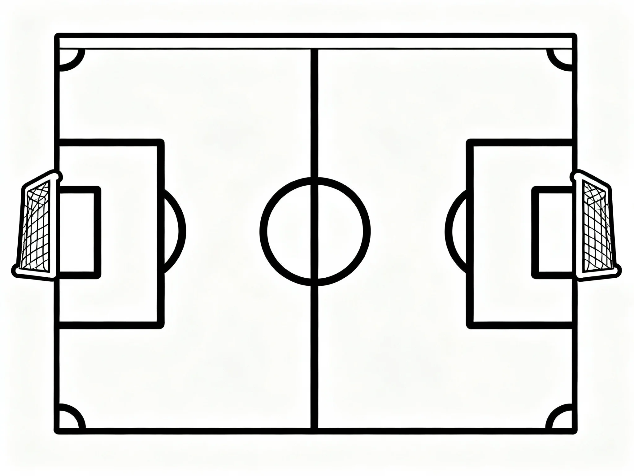 Soccer Field Goal Line