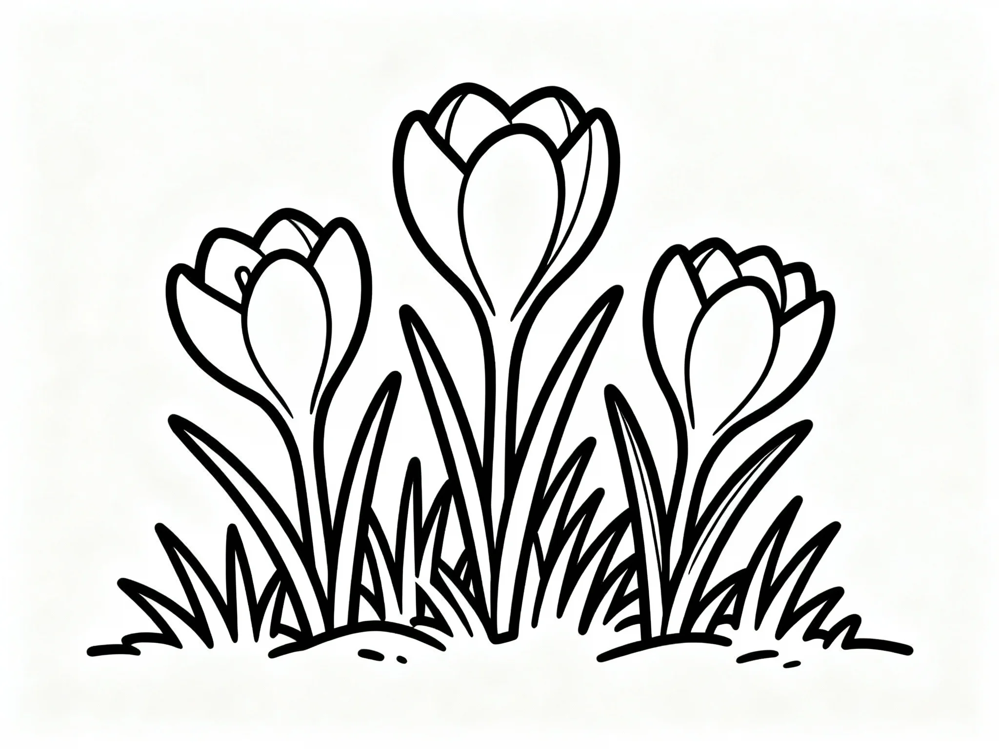 Crocus Flowers Blooming