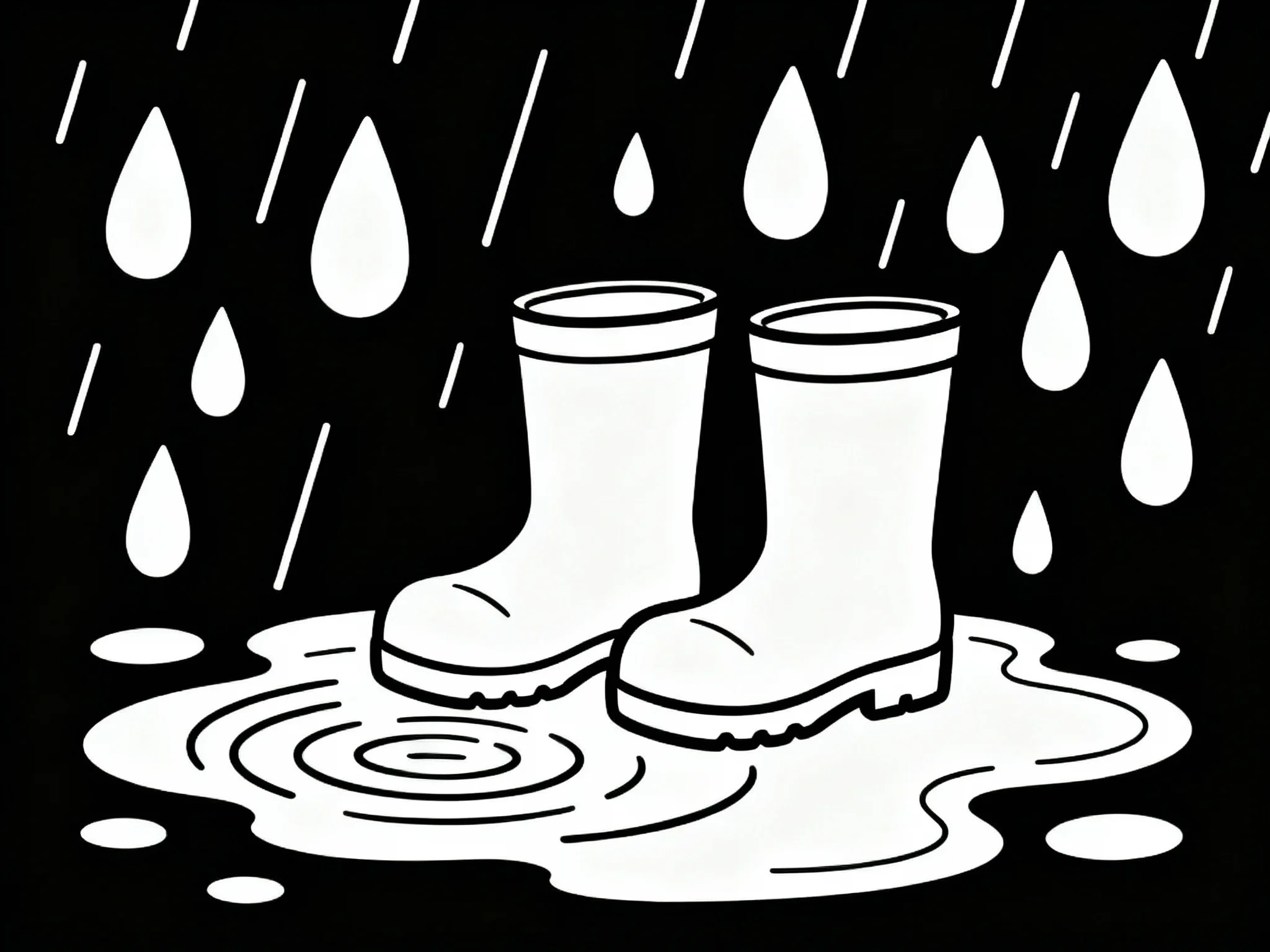 Rain Boots and Puddles