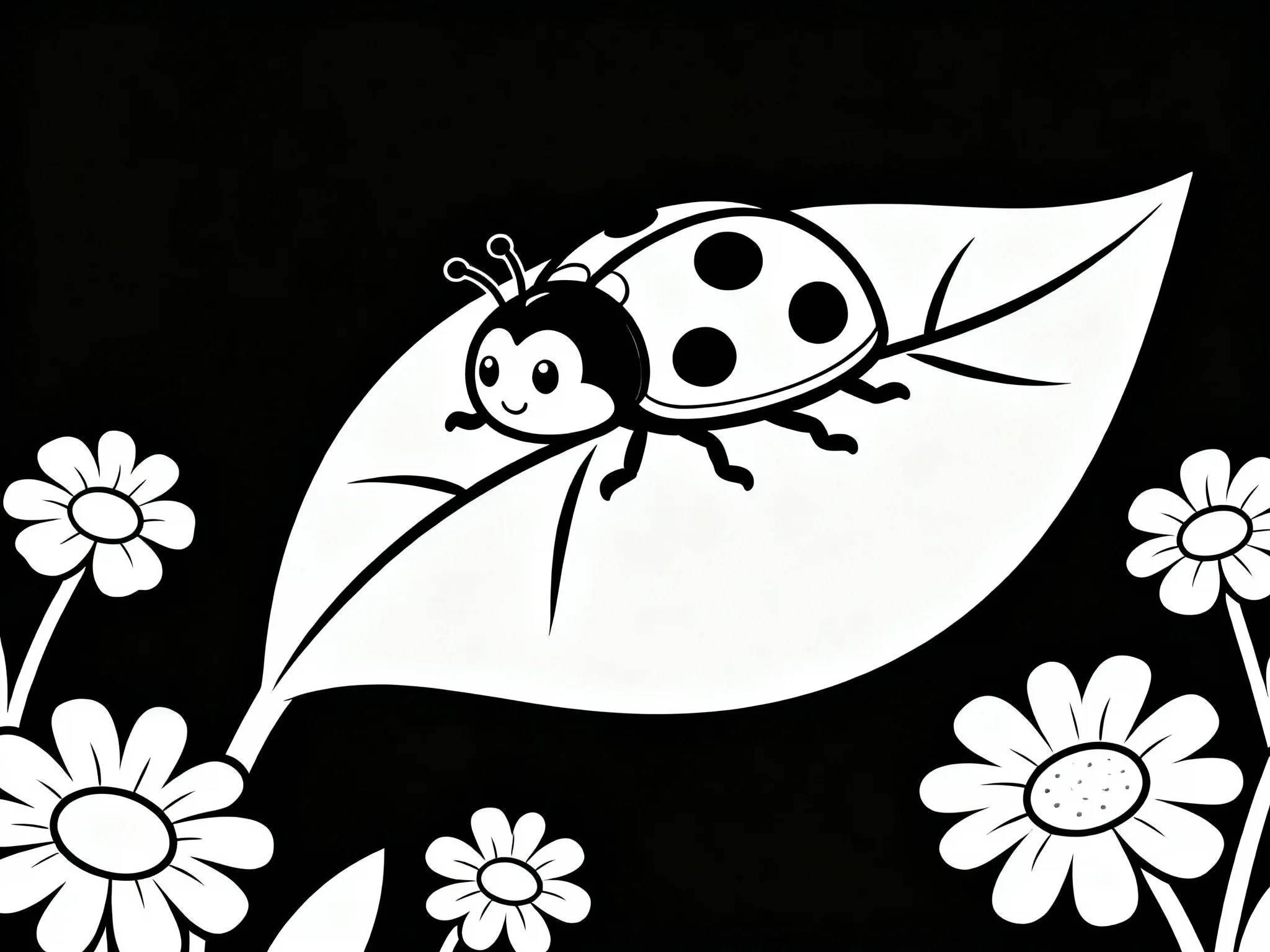 Ladybug in the Garden