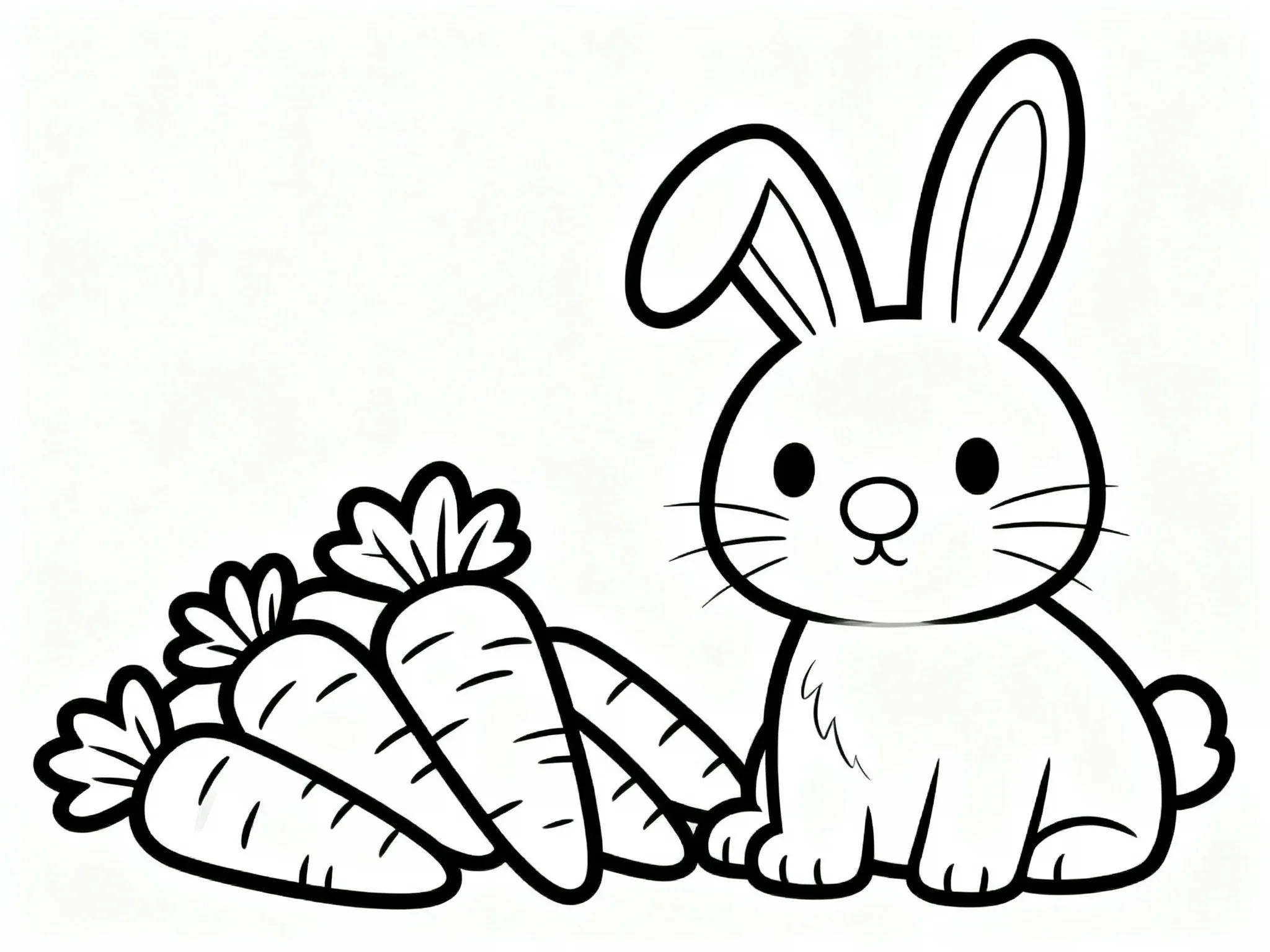 Bunny with Carrots