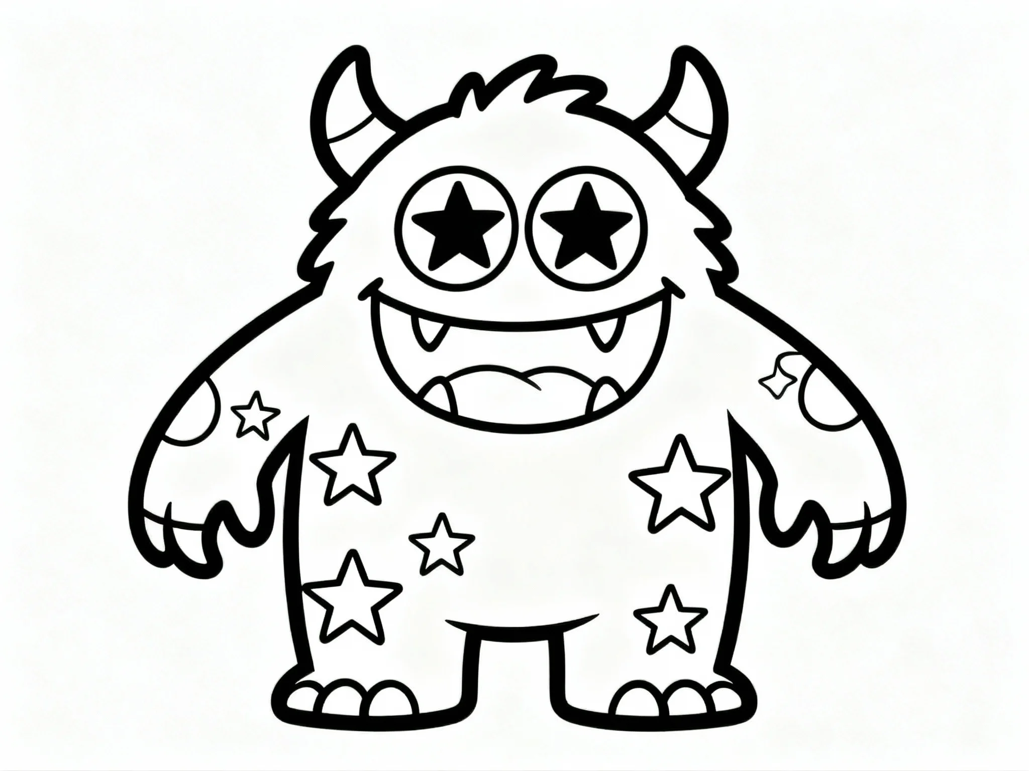 Monster with Stars