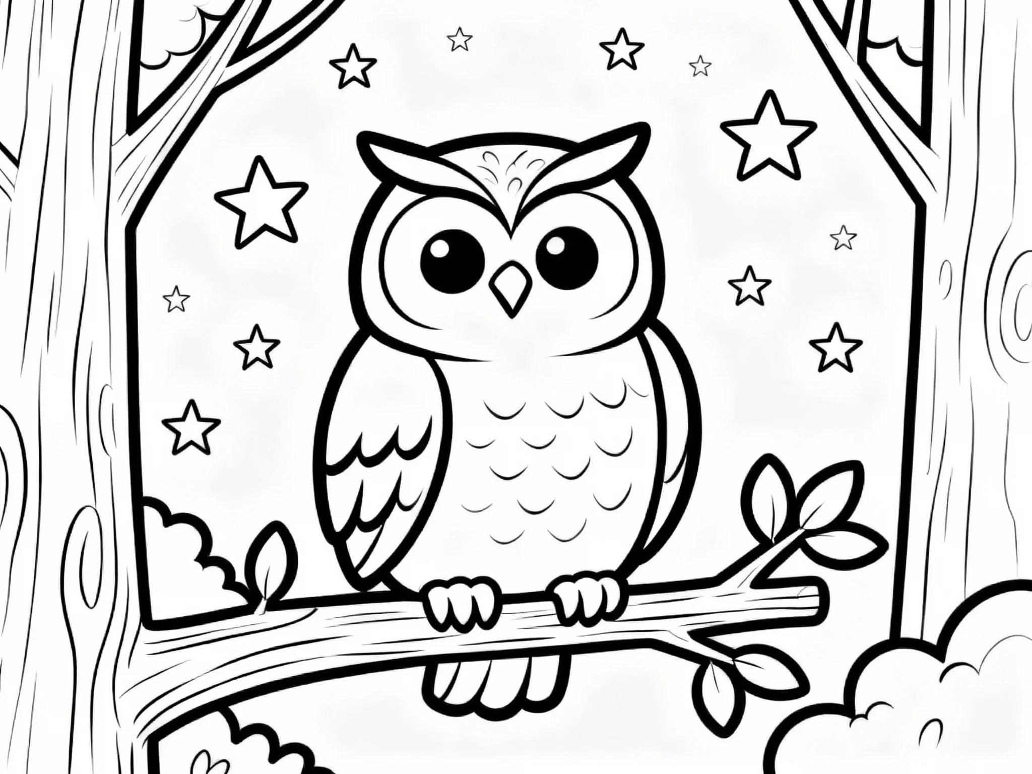 Night Owl and Stars