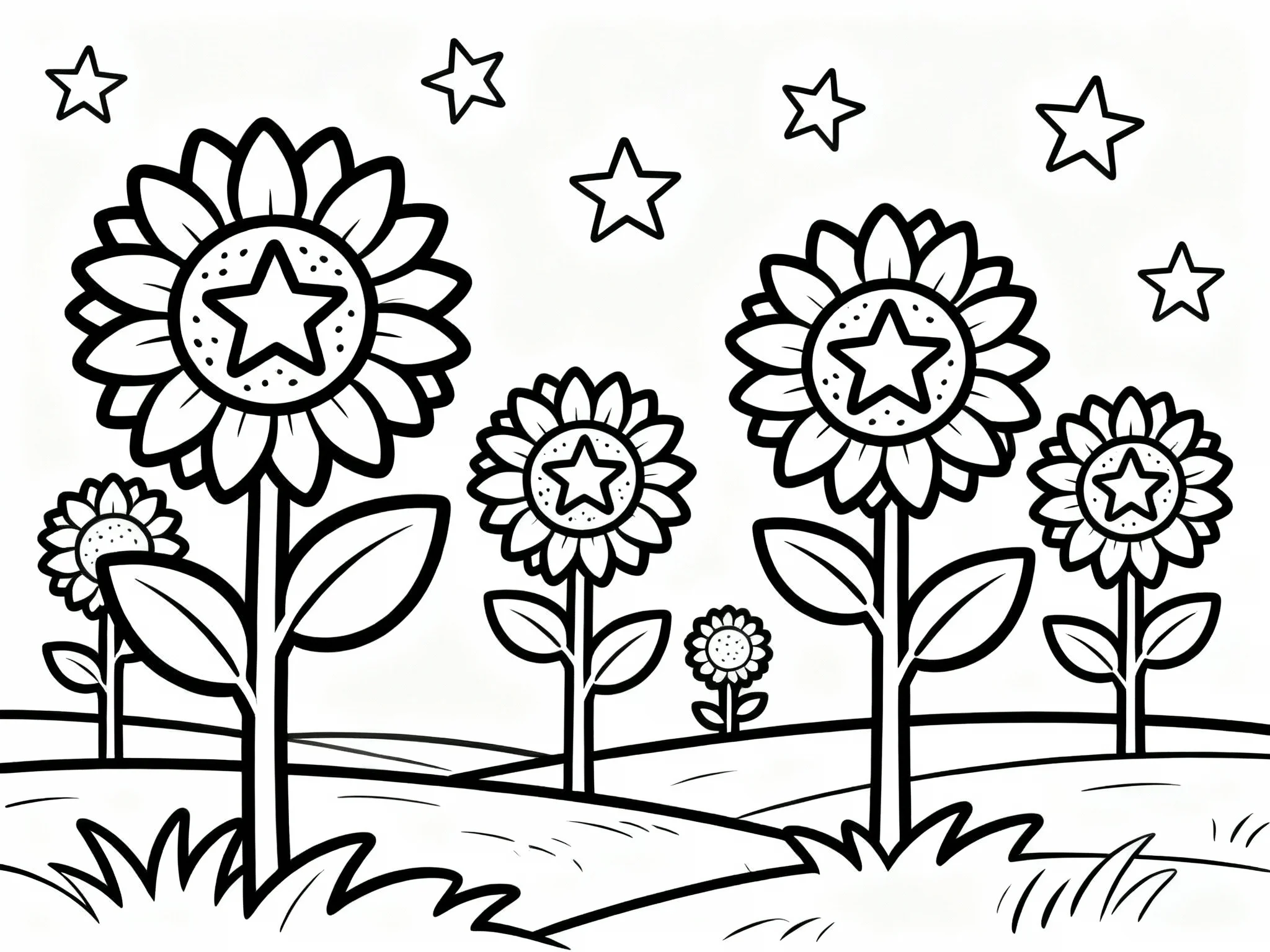 Star Sunflowers