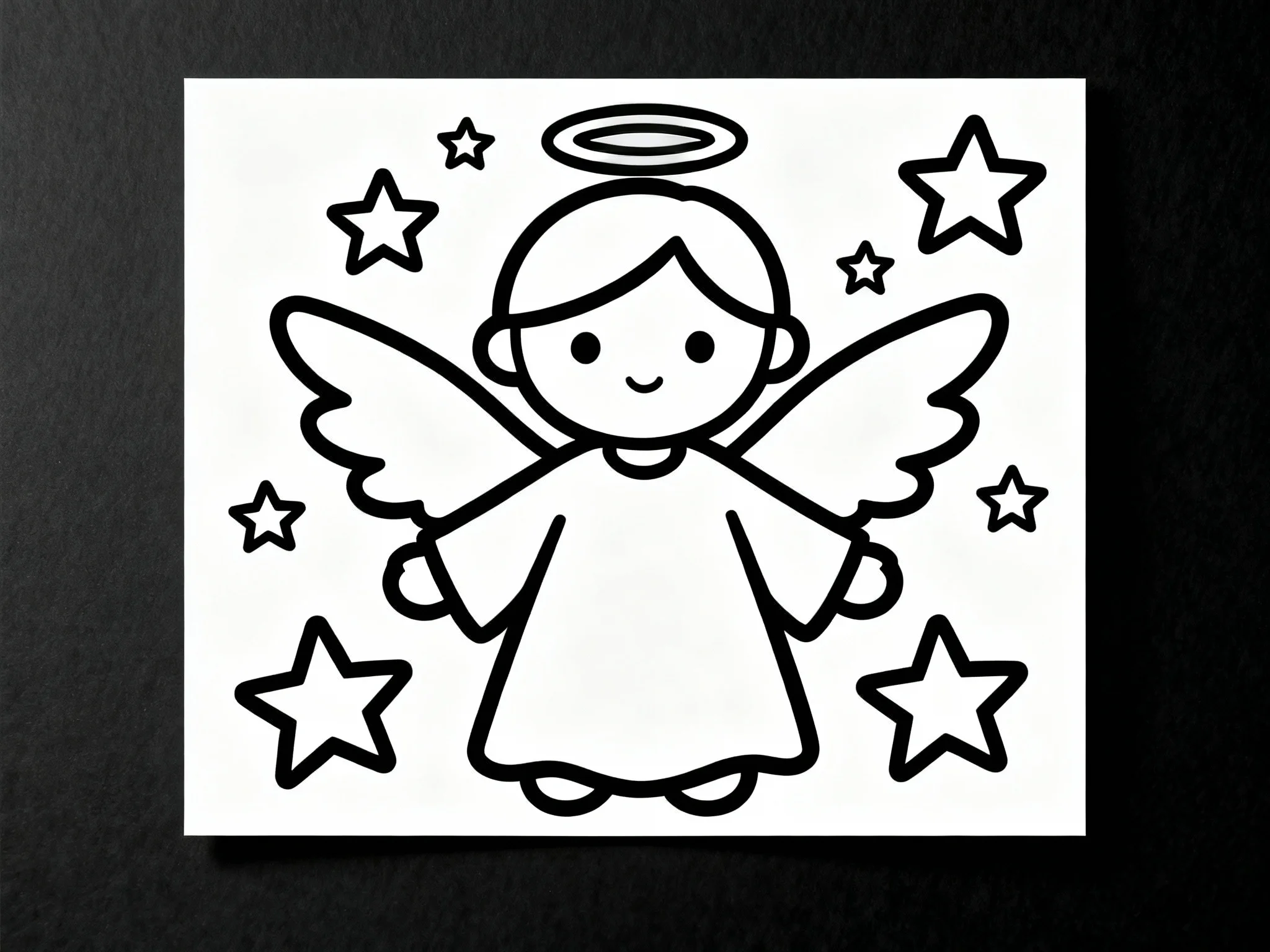 Angel with Stars