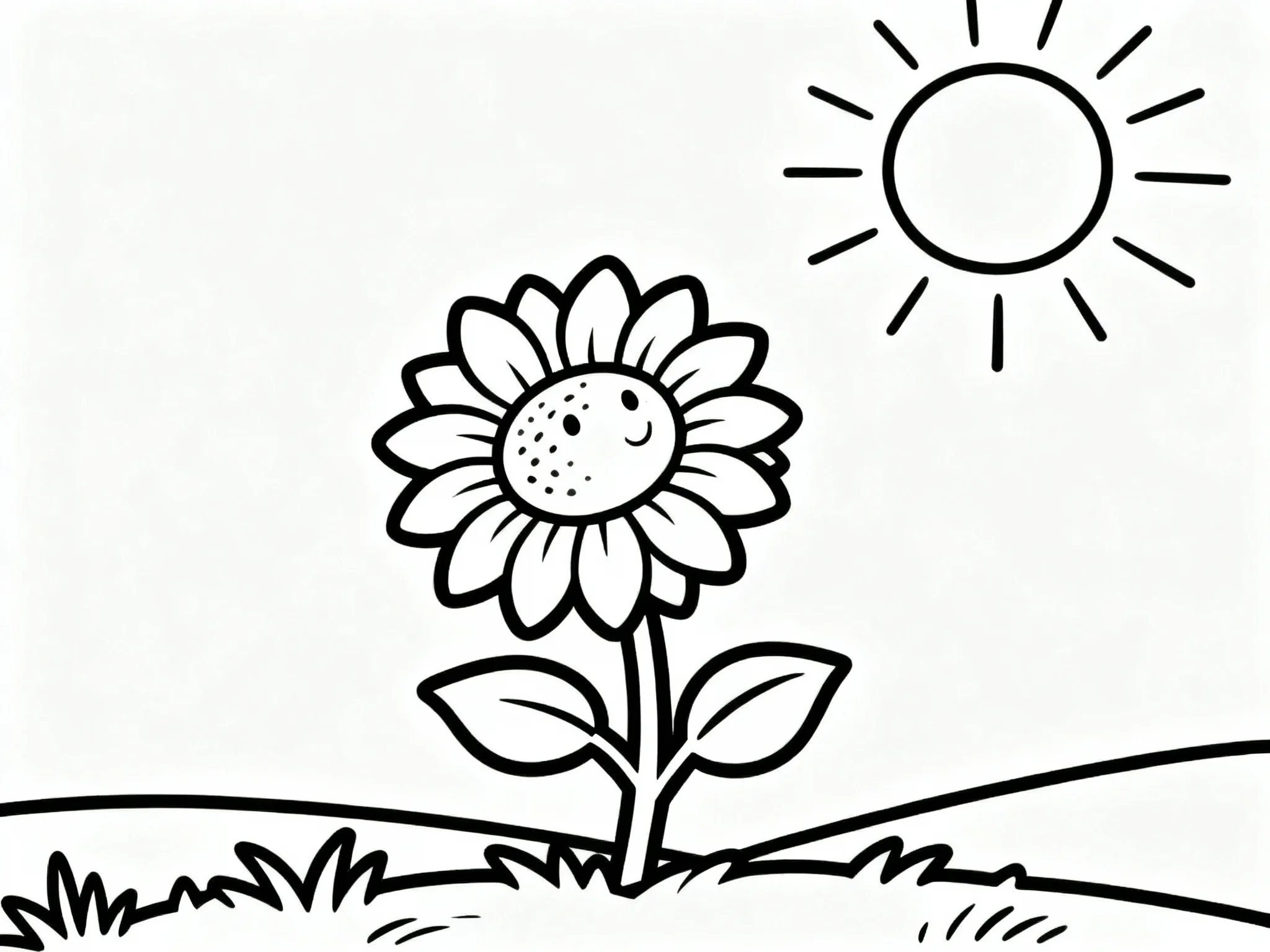 Sunflower Turning to Sun