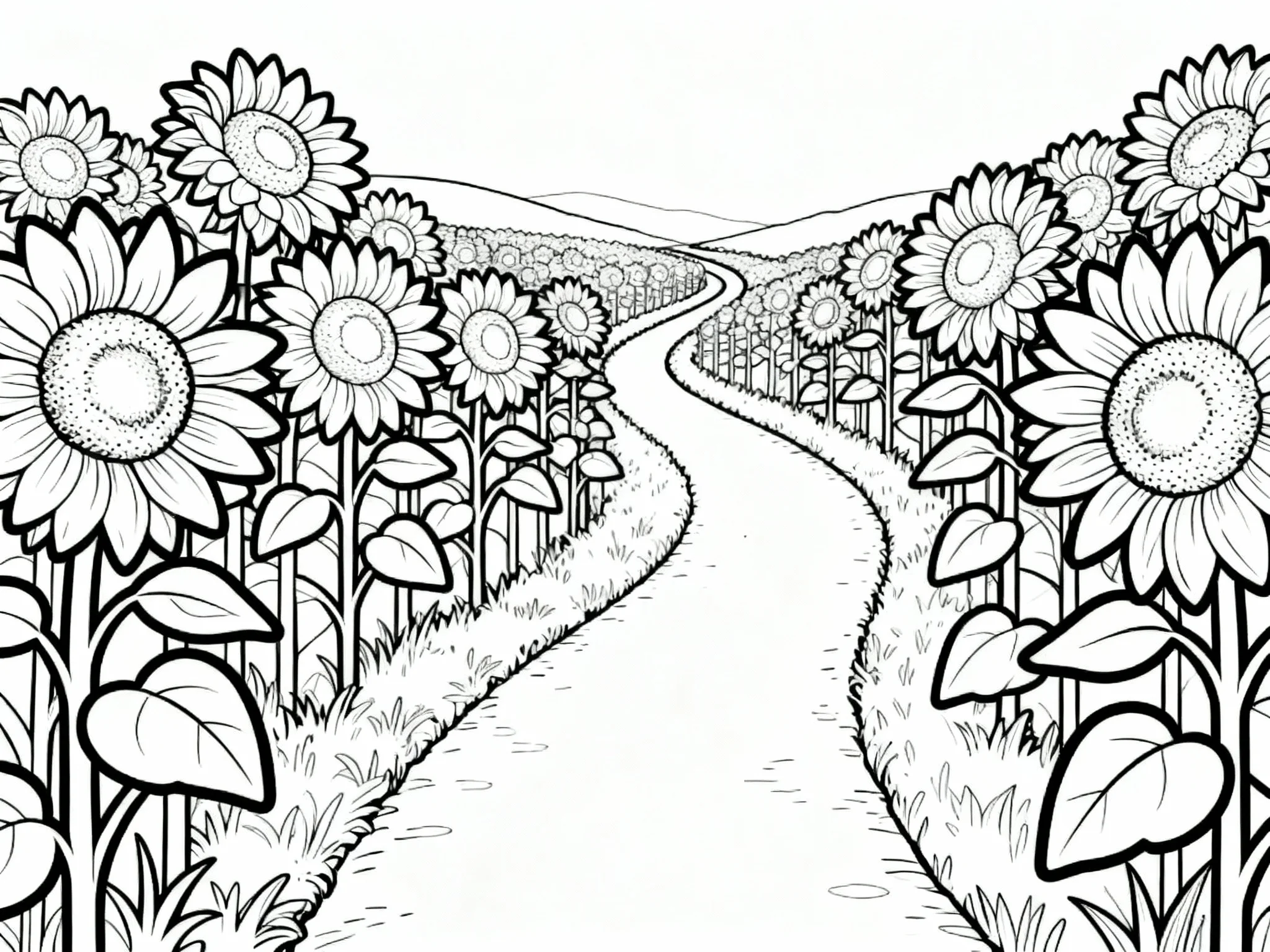 Sunflower Path
