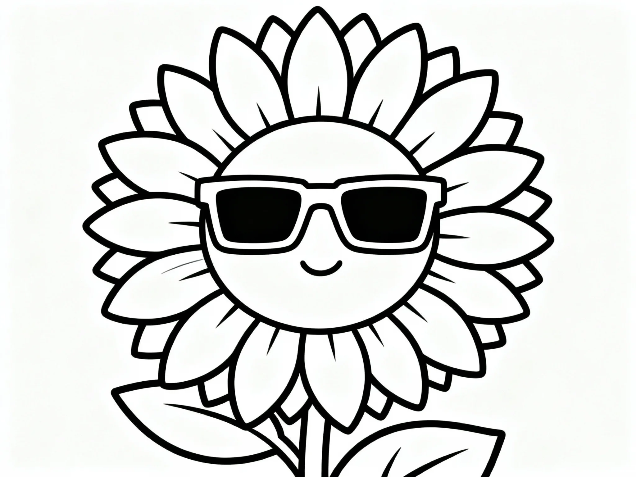 Sunflower in Sunglasses