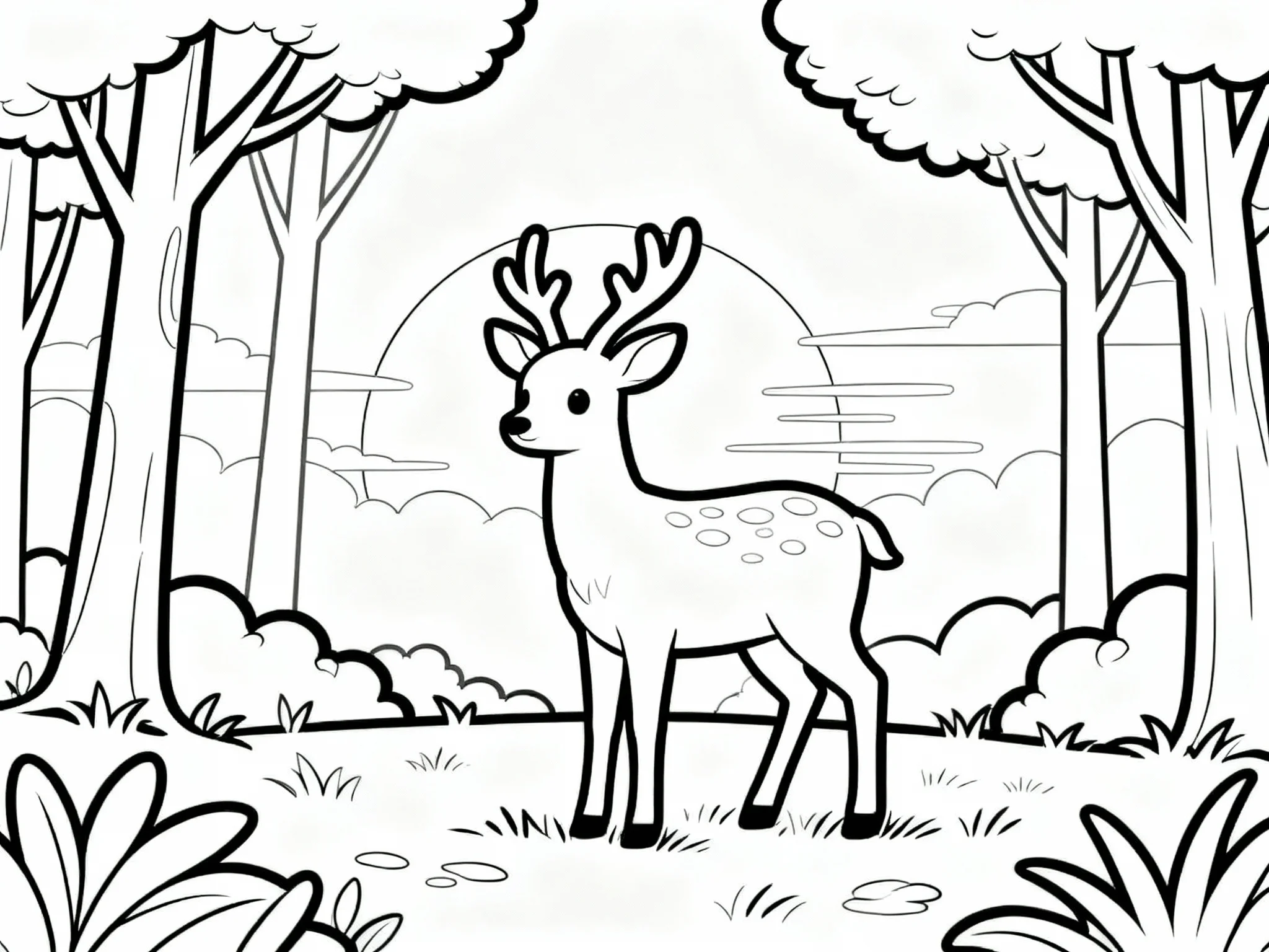 Deer in Forest