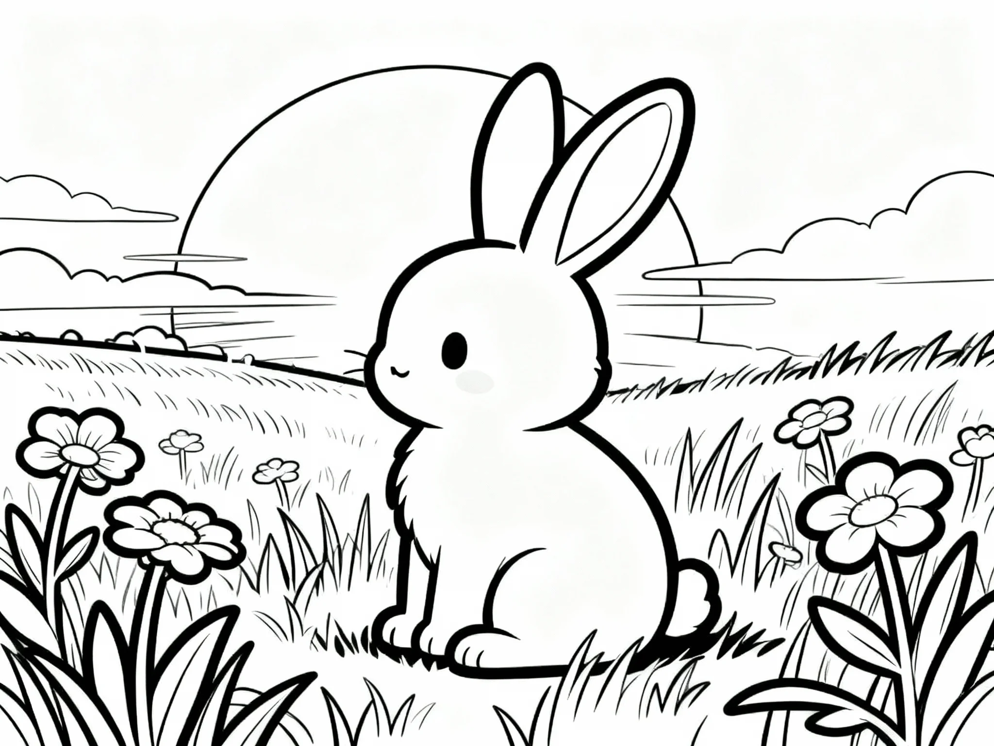 Rabbit in Meadow