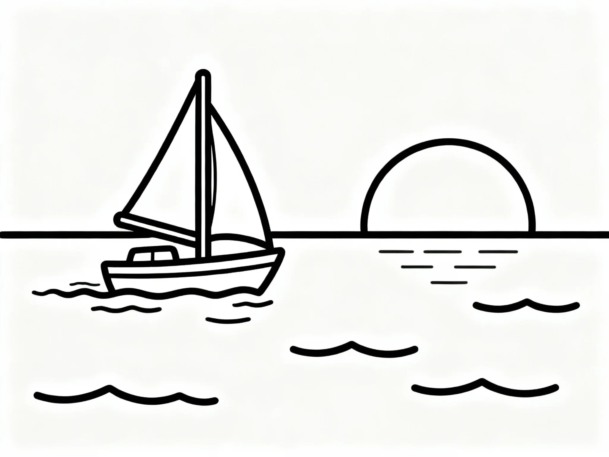 Sailboat on Water