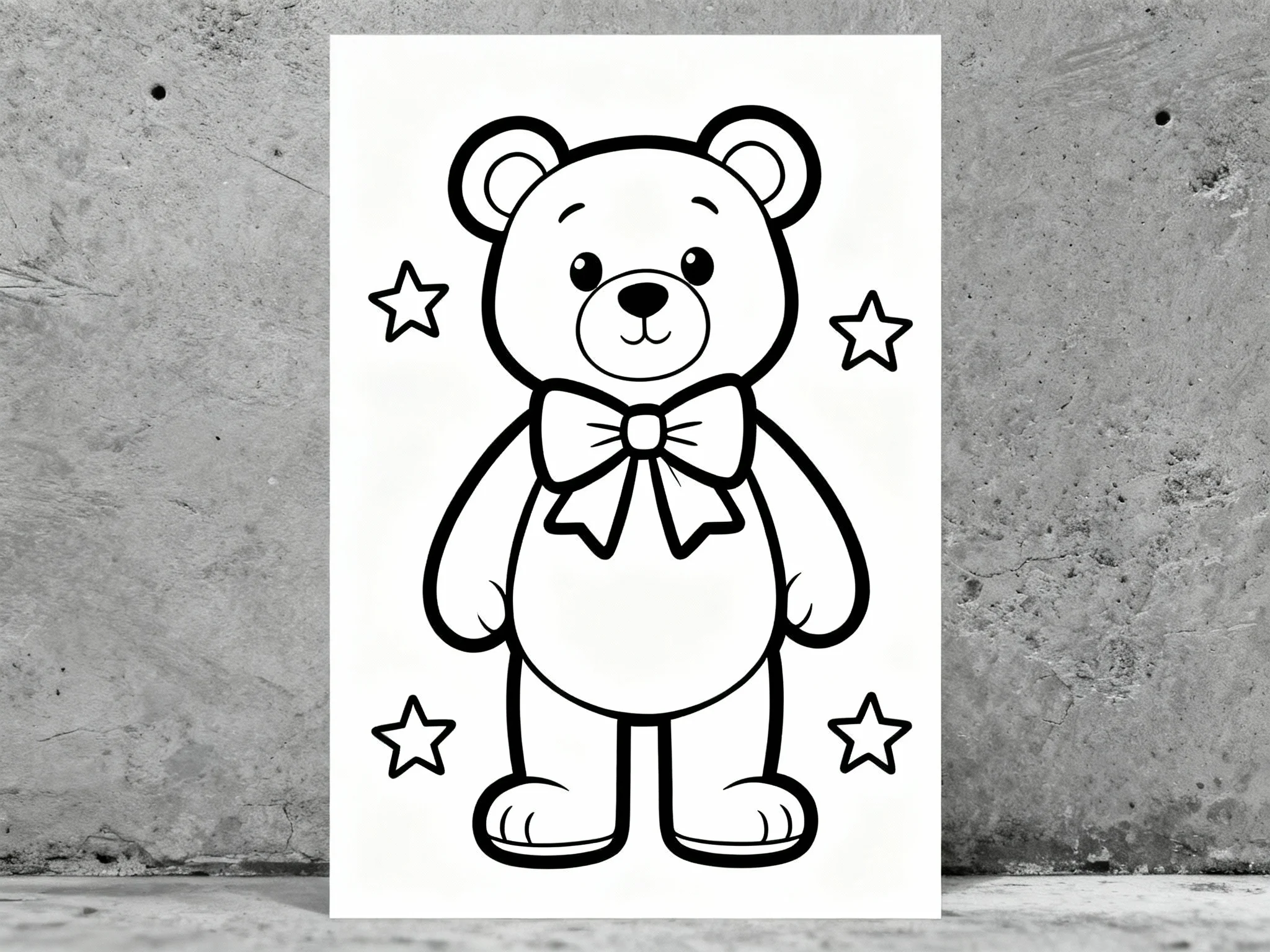 45 Adorable Teddy Bear Coloring Pages (Free Download) preview