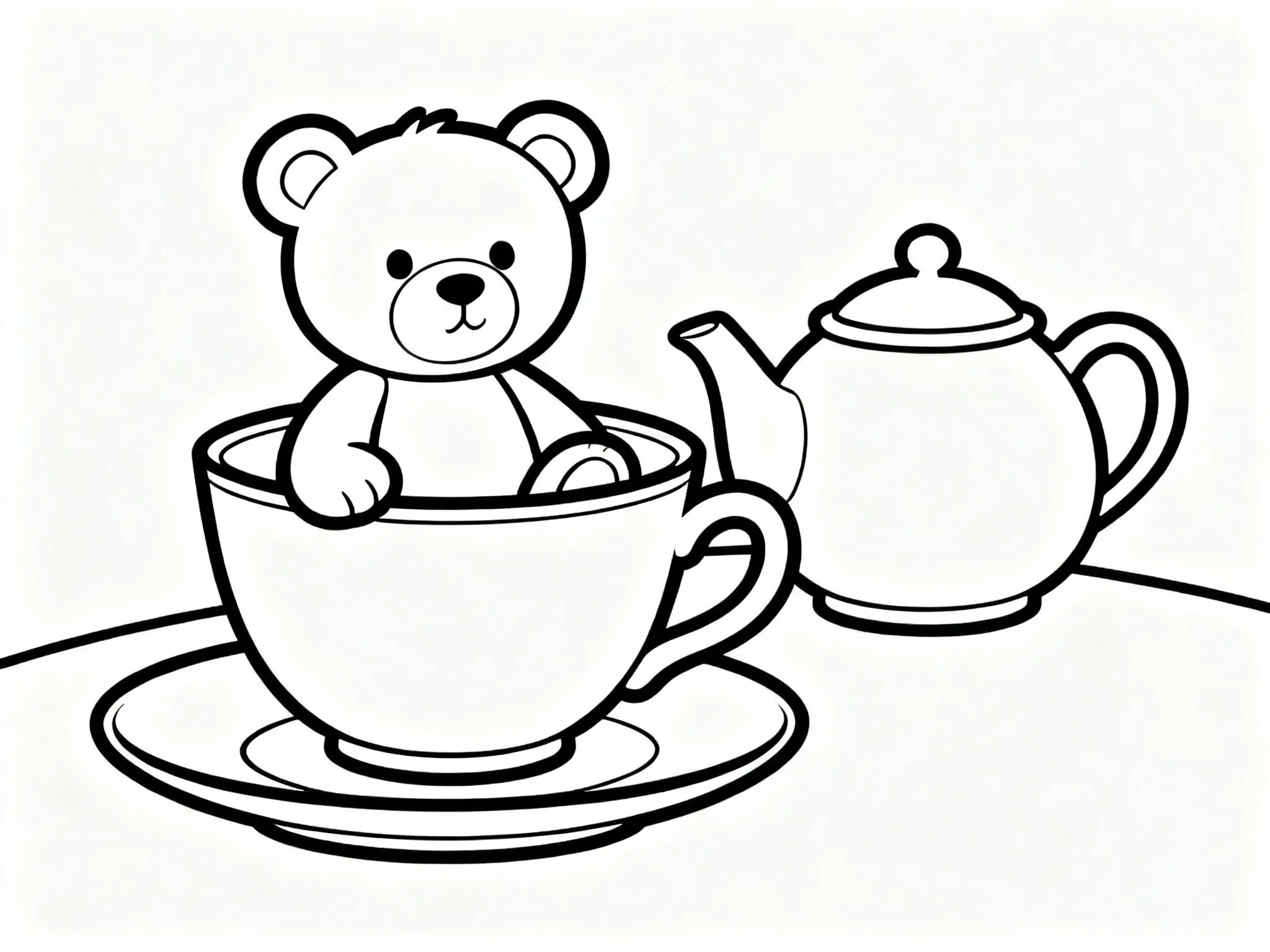 Teddy Bear in a Teacup