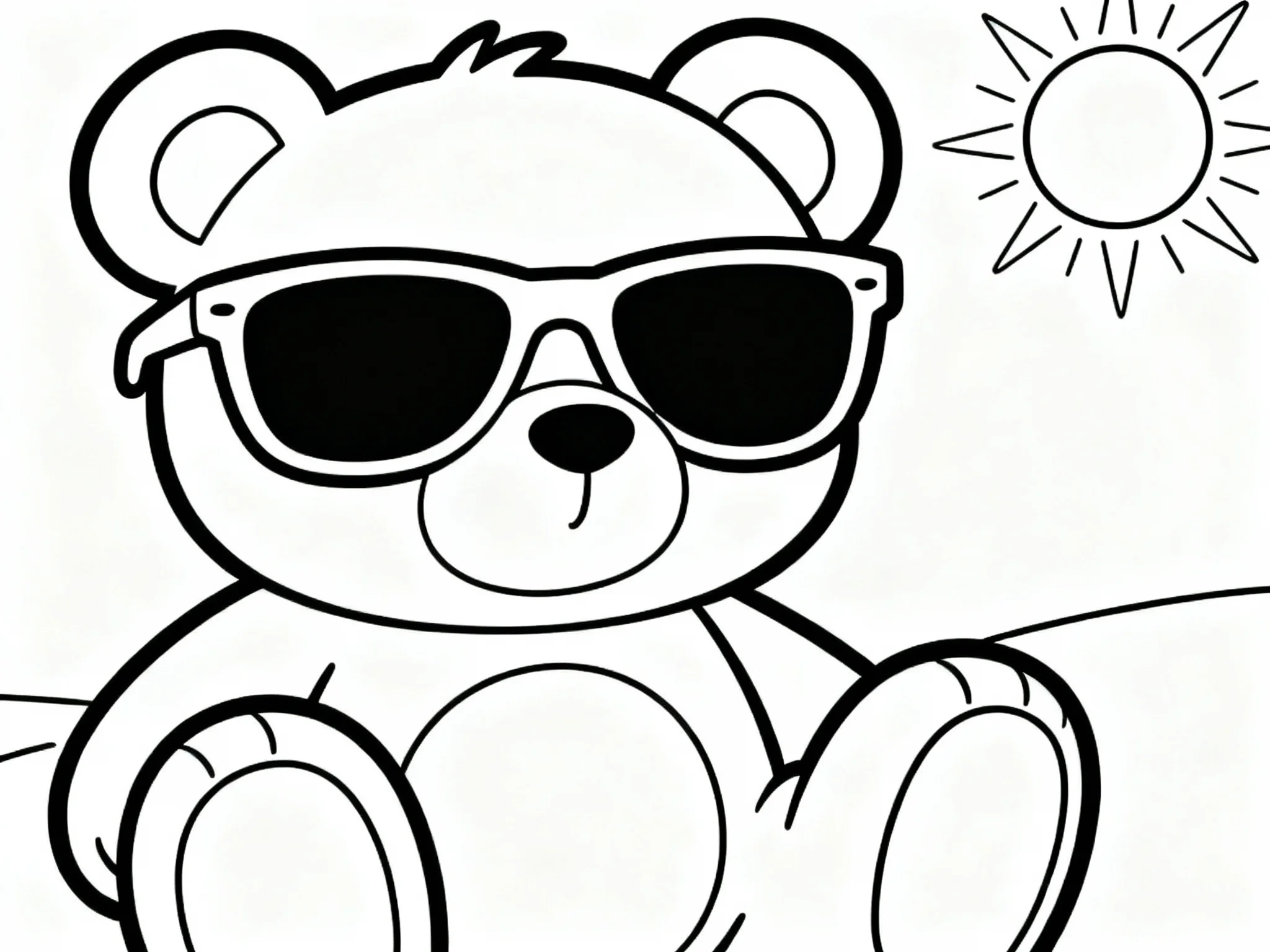 Teddy Bear with Sunglasses