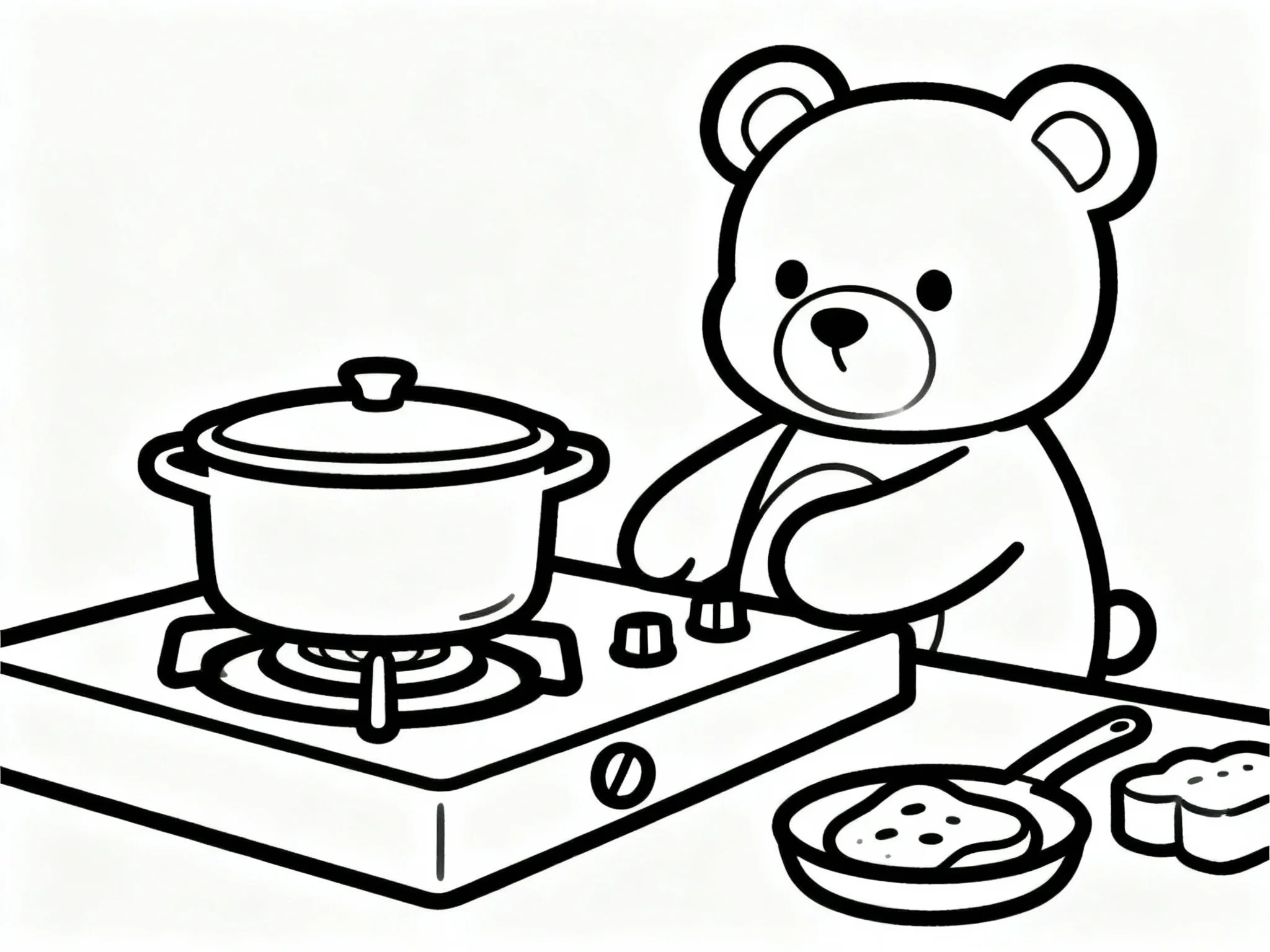 Teddy Bear Cooking